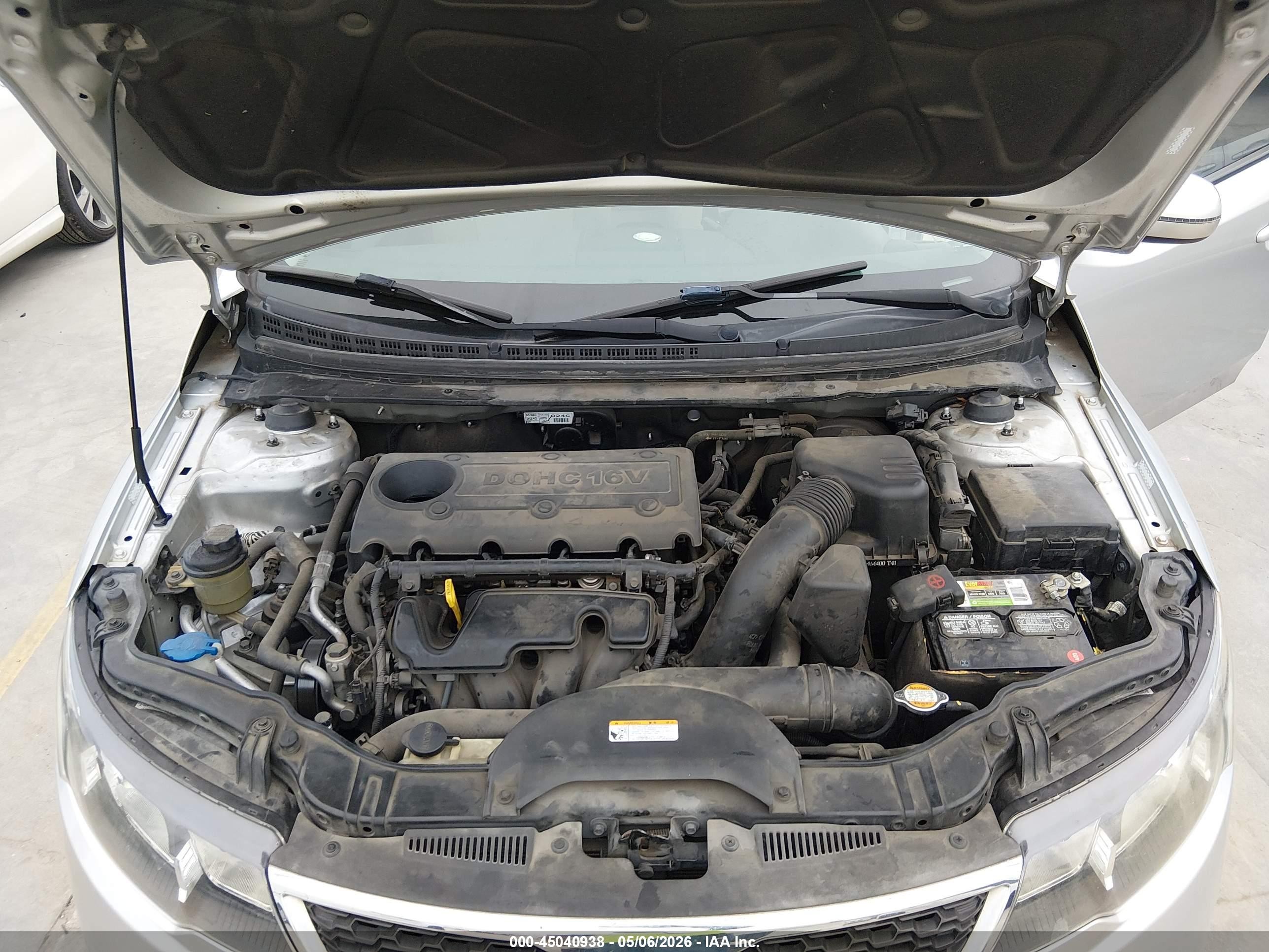 2012 Kia Forte Ex Gray vin: KNAFU4A28C5483473