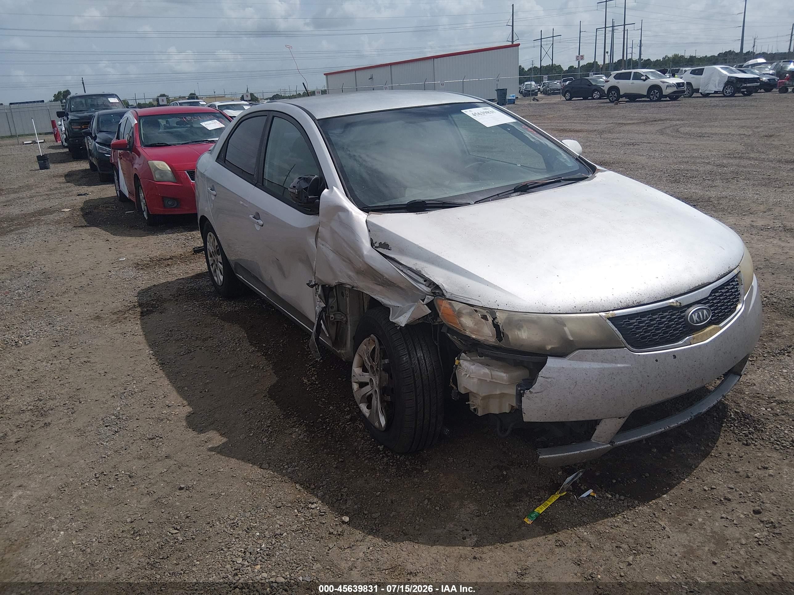 2012 Kia Forte Ex Серебряный vin: KNAFU4A28C5487037