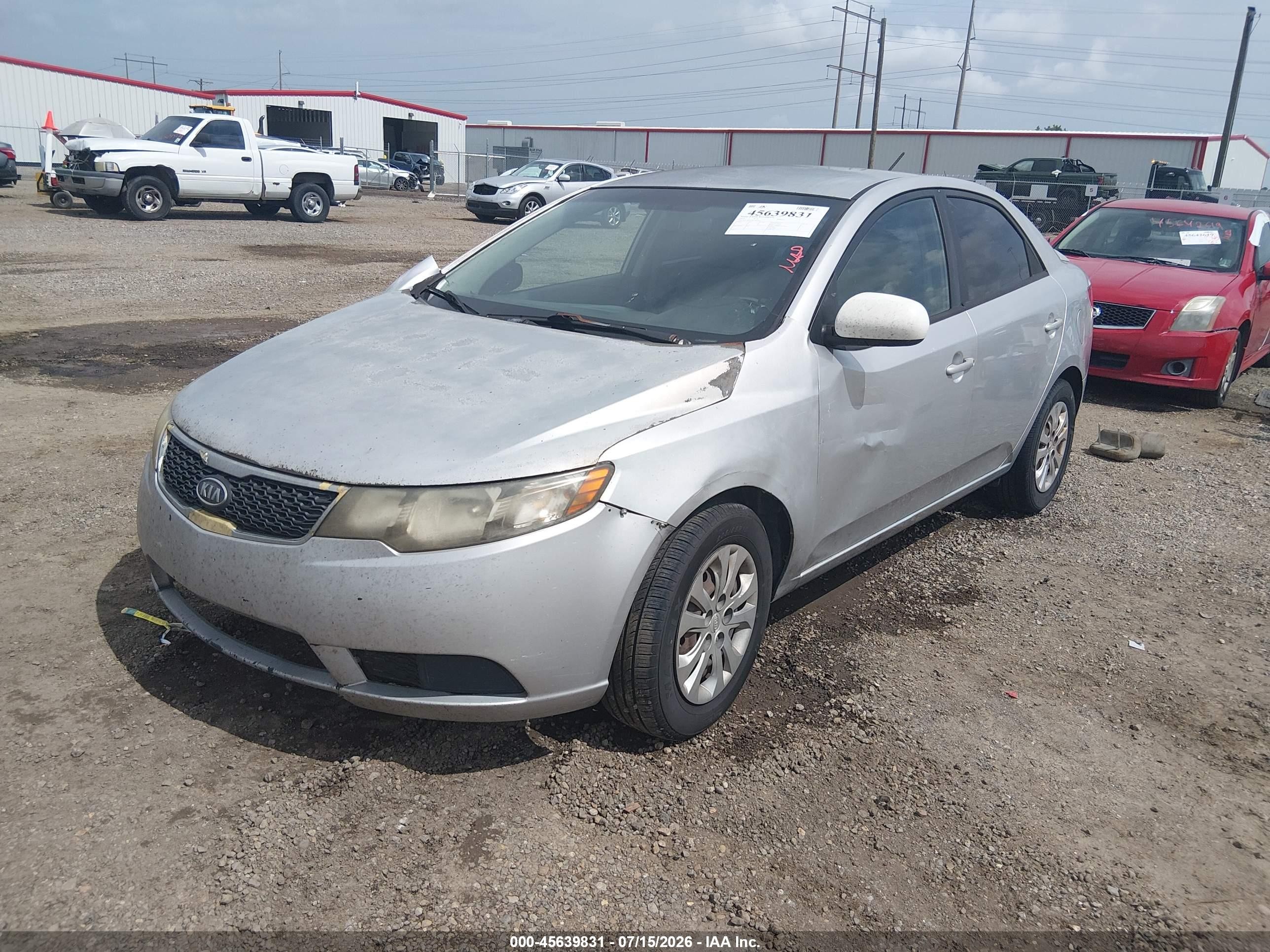2012 Kia Forte Ex Серебряный vin: KNAFU4A28C5487037