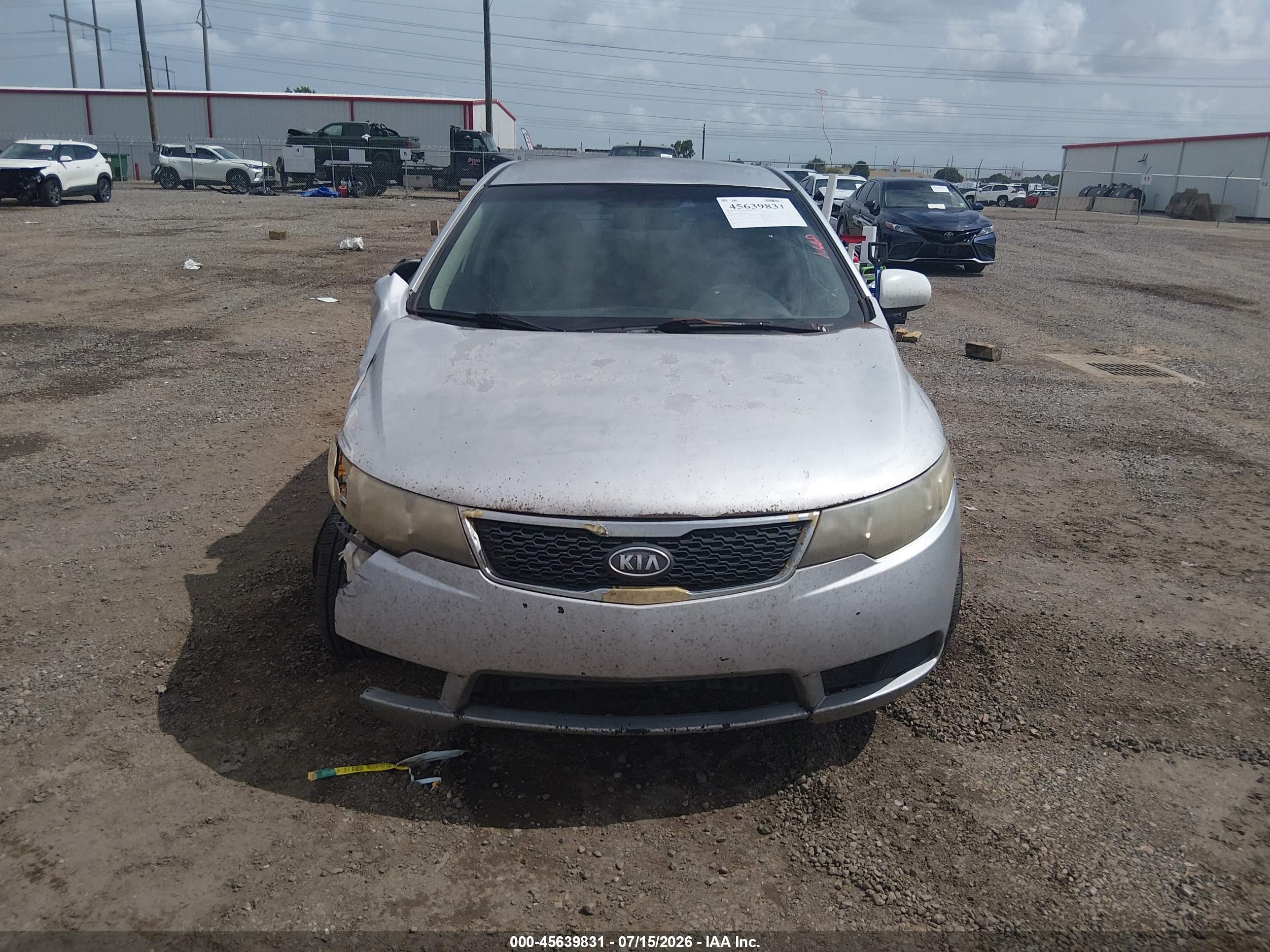 2012 Kia Forte Ex Серебряный vin: KNAFU4A28C5487037