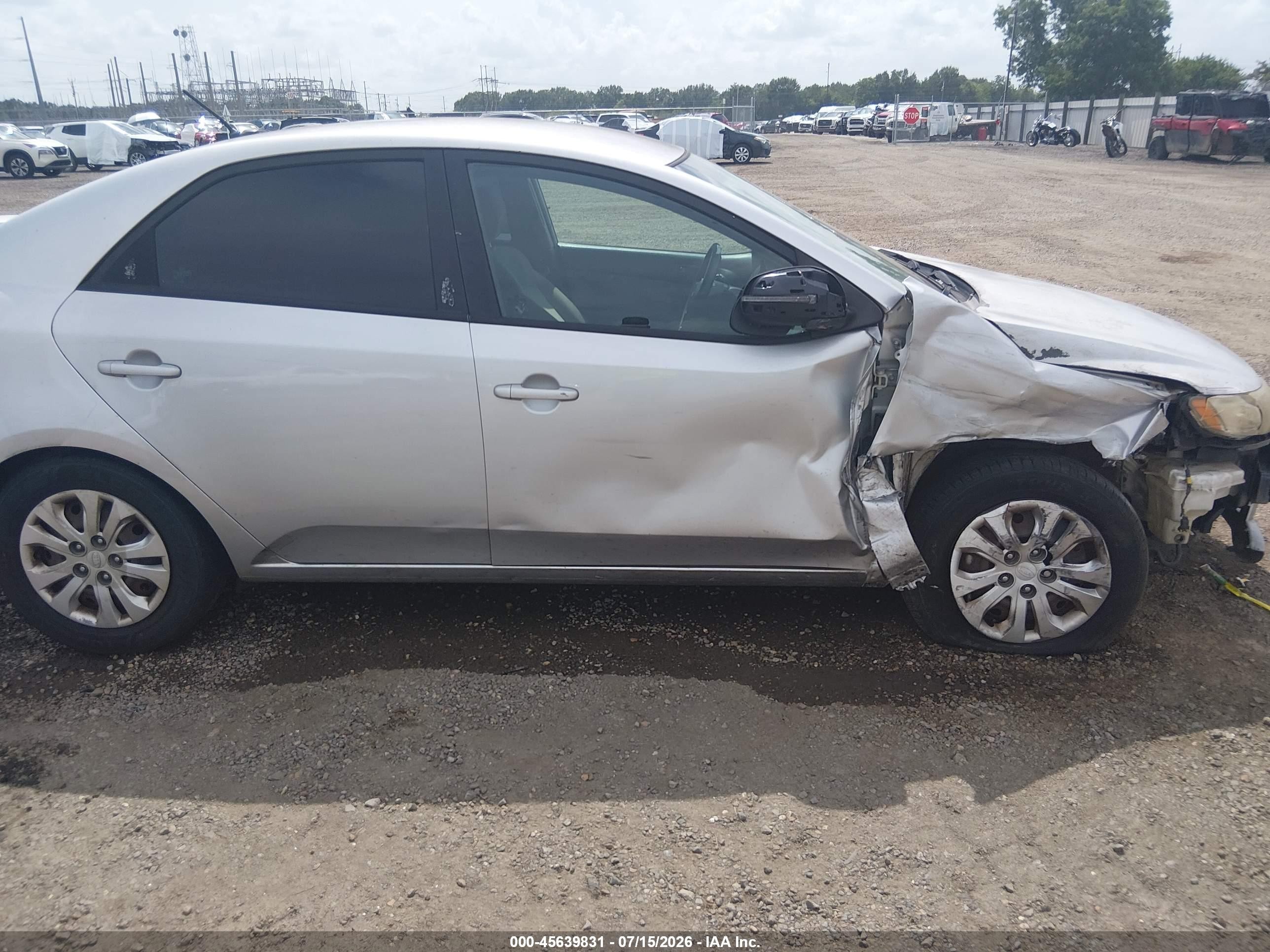 2012 Kia Forte Ex Серебряный vin: KNAFU4A28C5487037