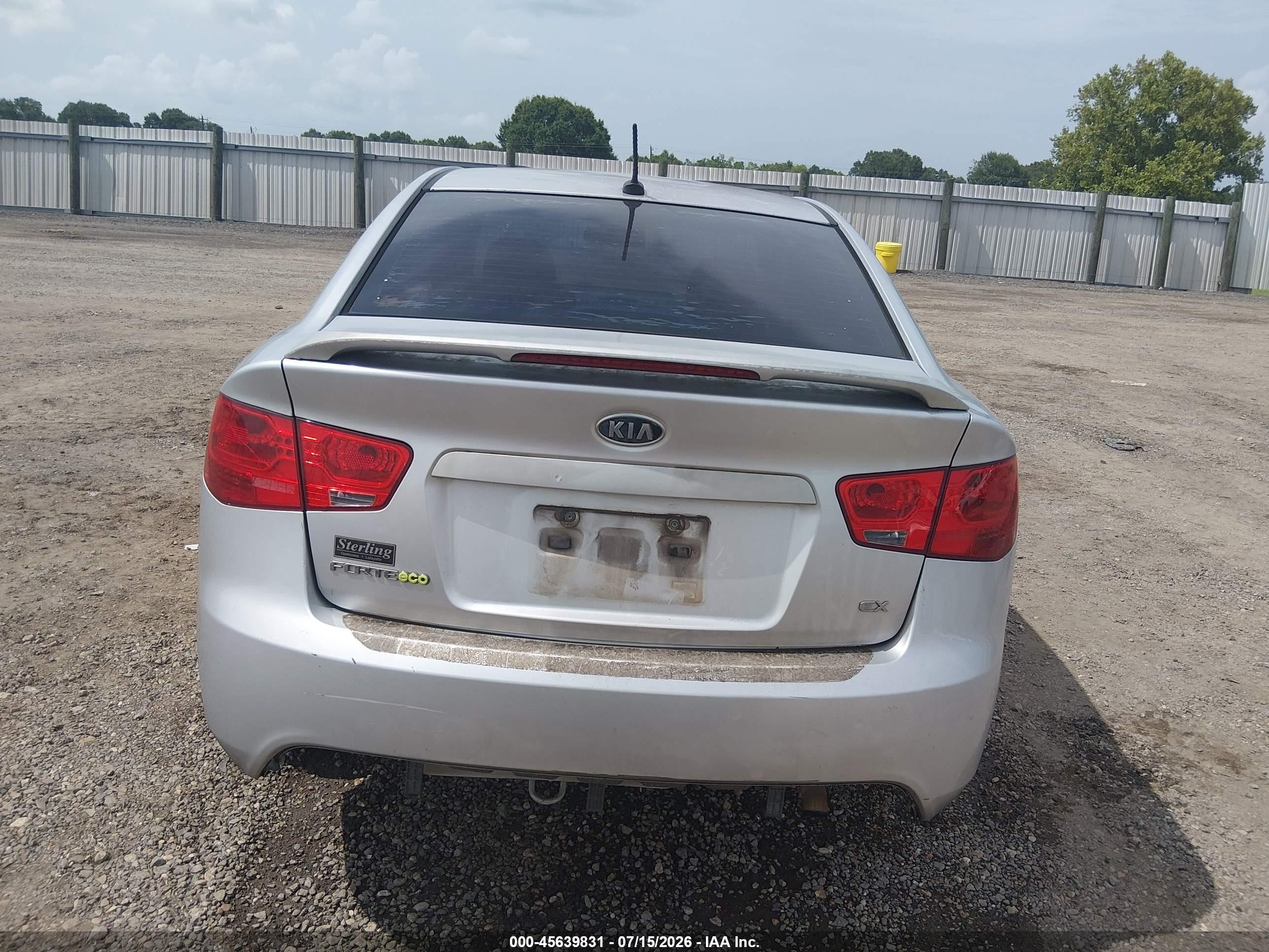 2012 Kia Forte Ex Серебряный vin: KNAFU4A28C5487037