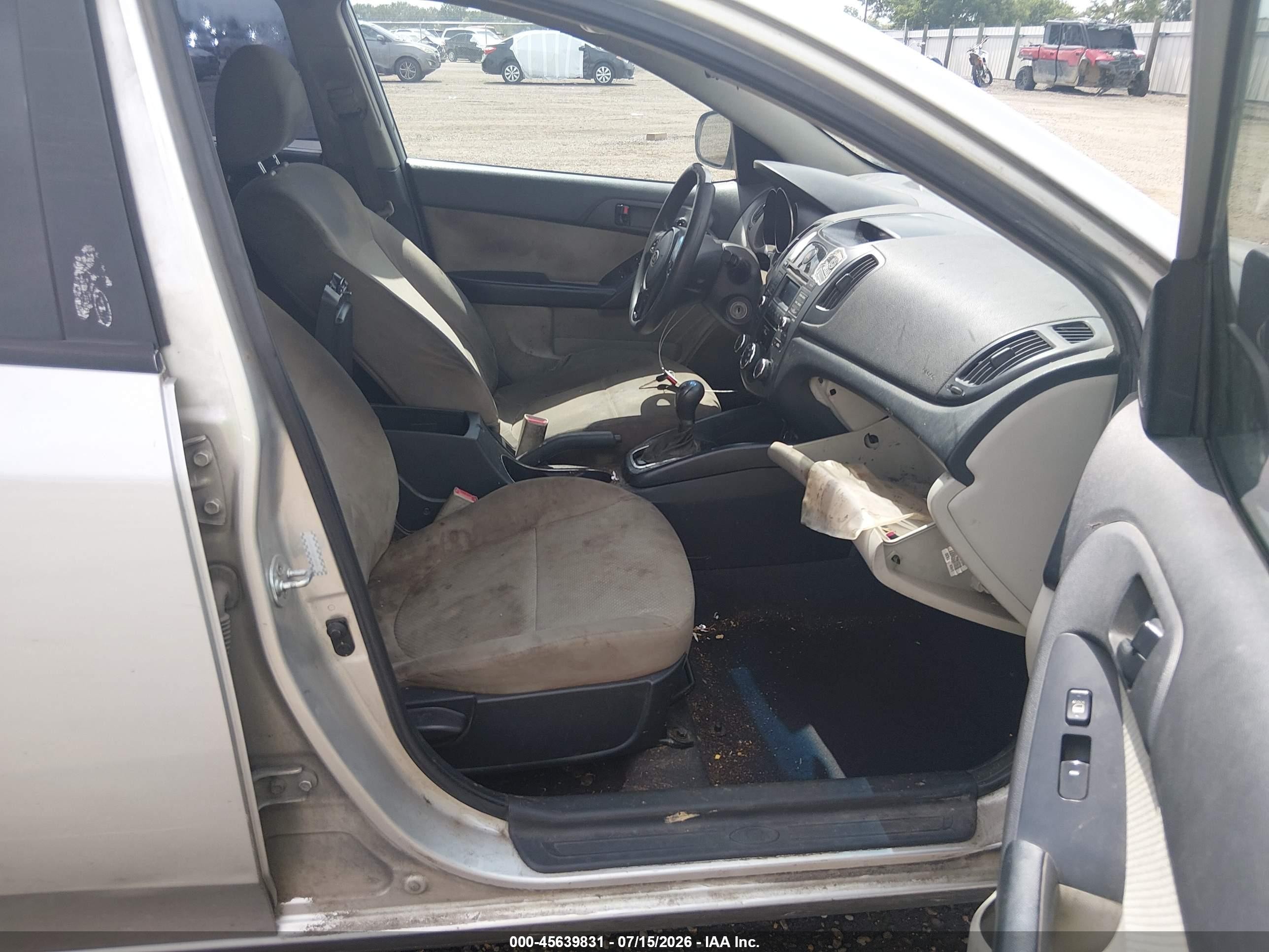 2012 Kia Forte Ex Серебряный vin: KNAFU4A28C5487037