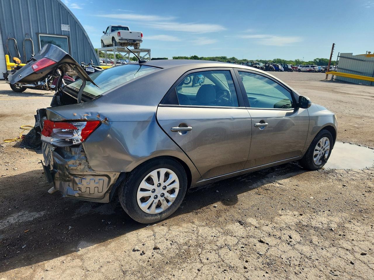 2012 Kia Forte Ex Серебряный vin: KNAFU4A28C5488267