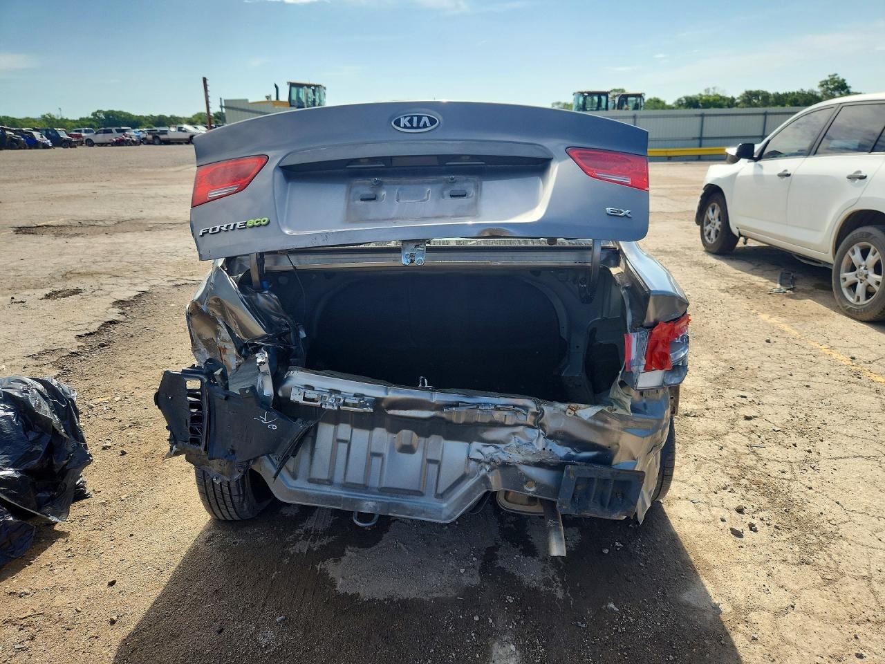 2012 Kia Forte Ex Серебряный vin: KNAFU4A28C5488267