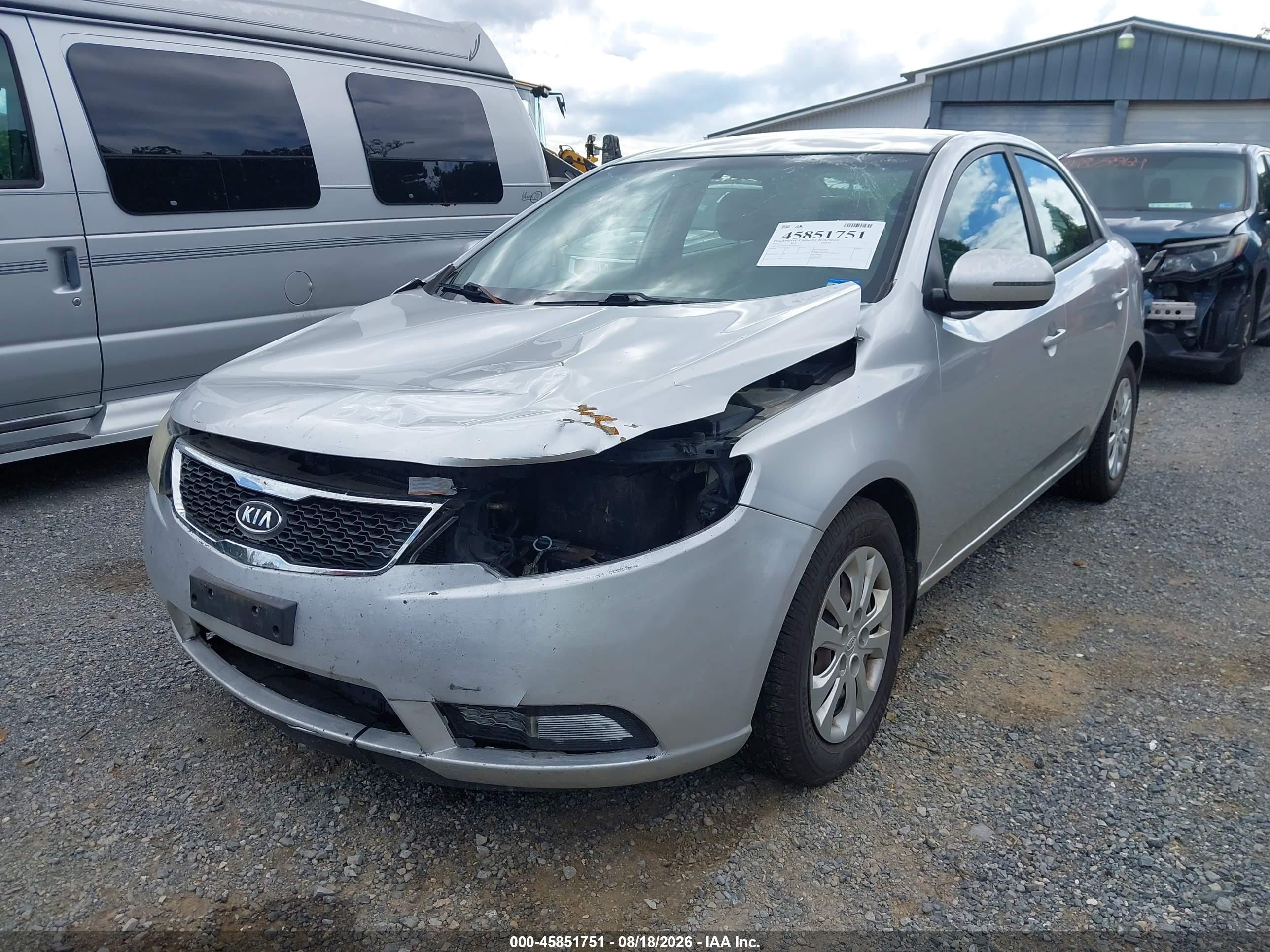 2012 Kia Forte Ex Silver vin: KNAFU4A28C5495199