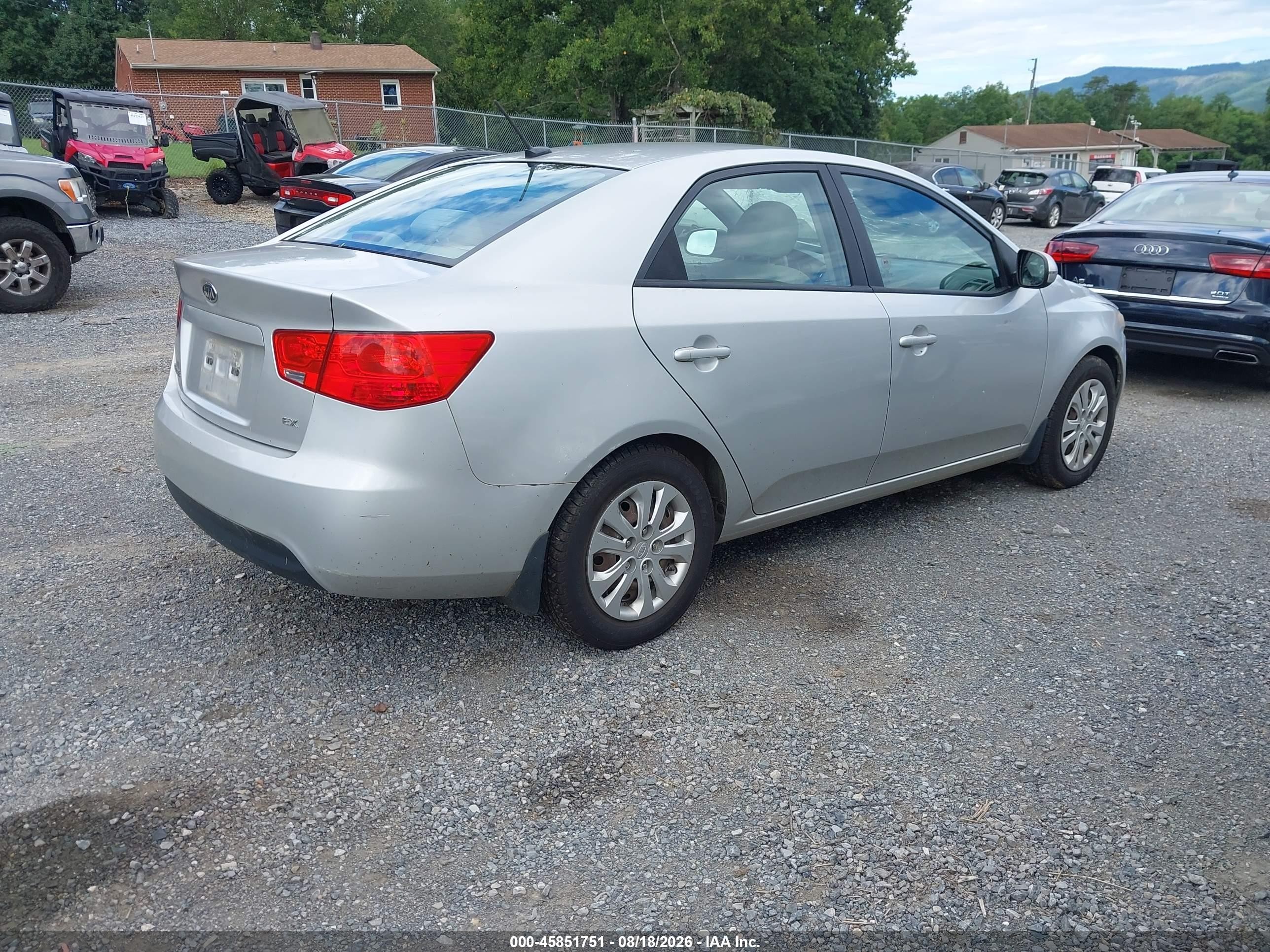 2012 Kia Forte Ex Silver vin: KNAFU4A28C5495199