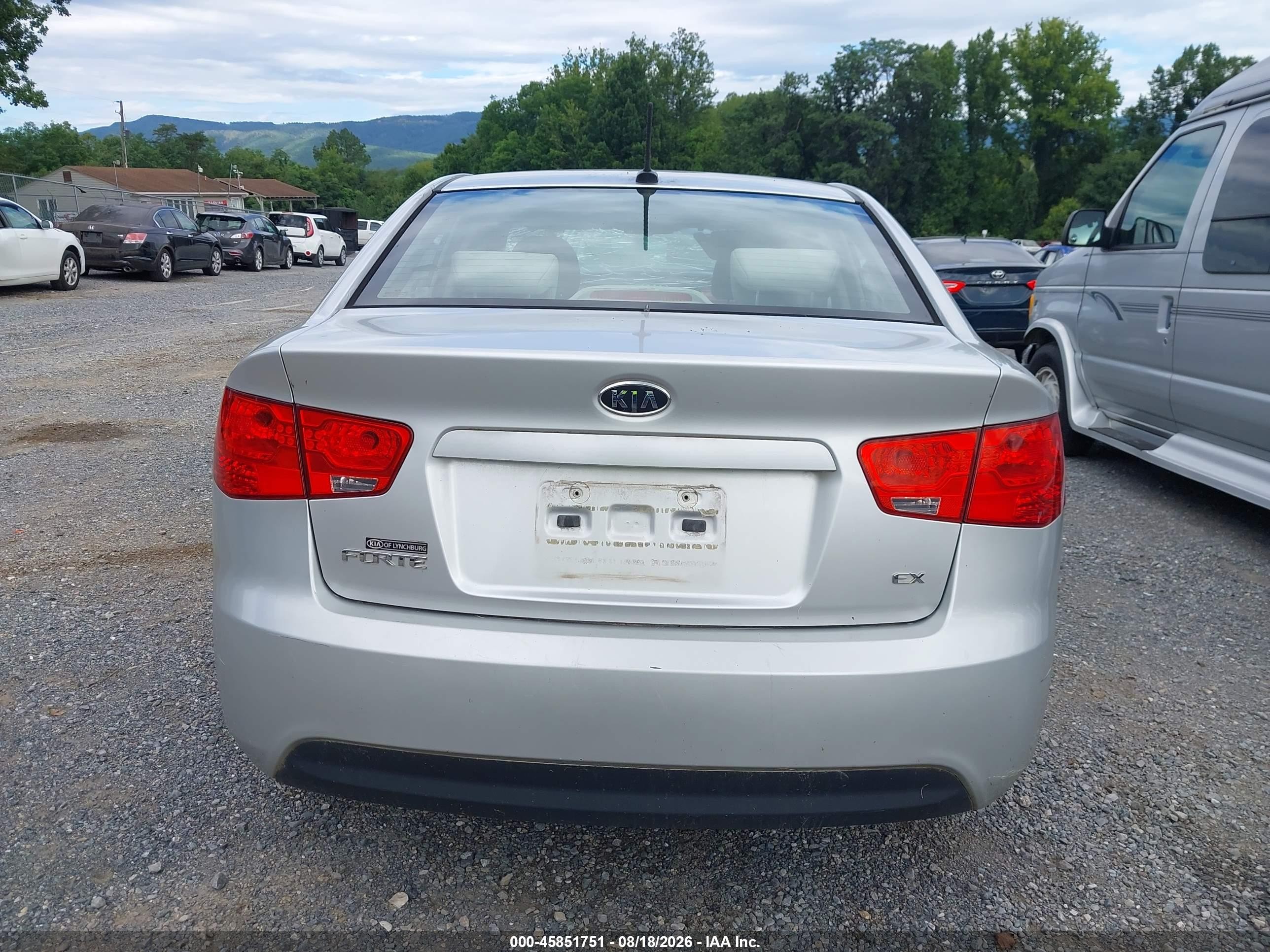 2012 Kia Forte Ex Silver vin: KNAFU4A28C5495199