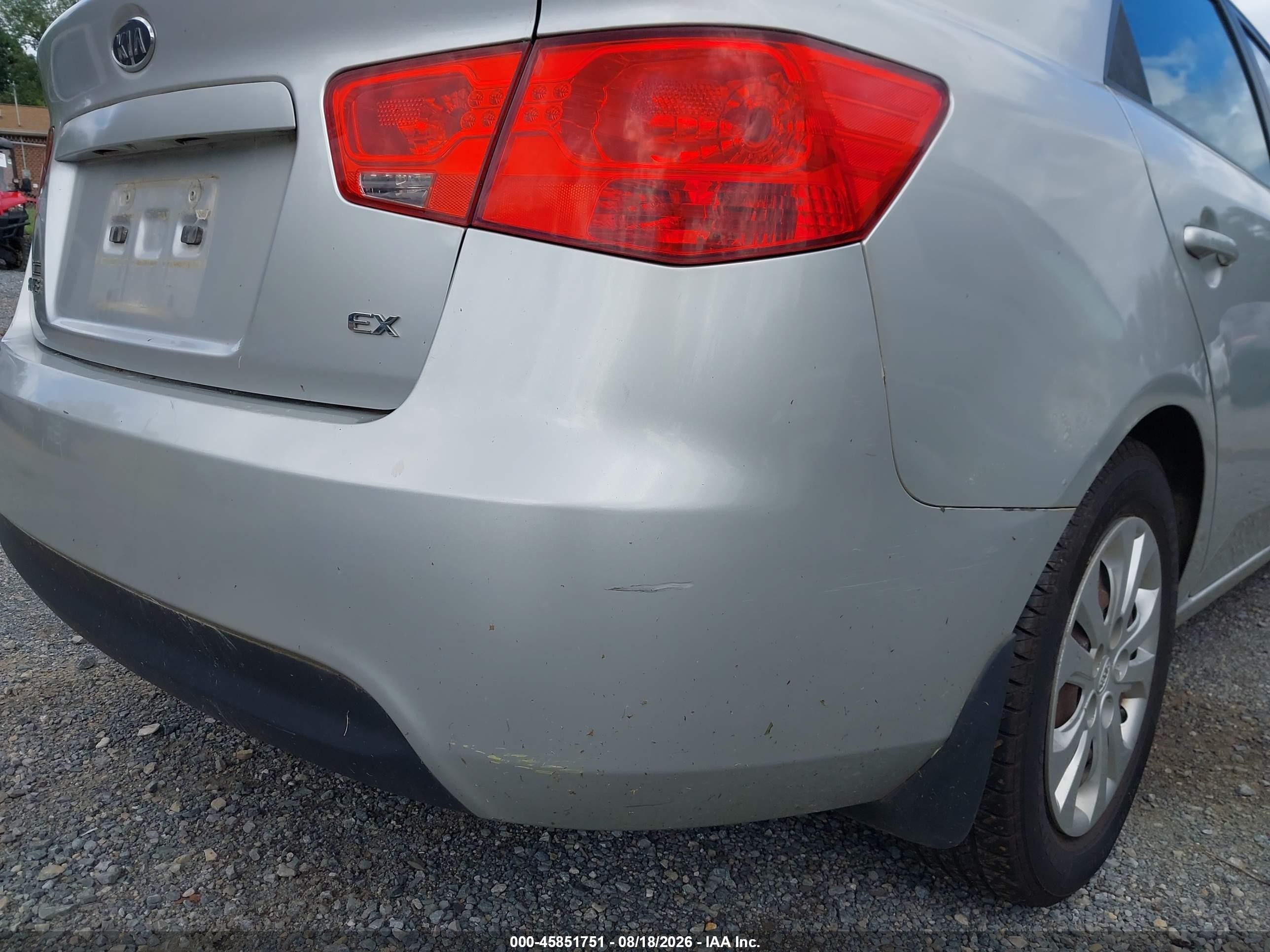2012 Kia Forte Ex Silver vin: KNAFU4A28C5495199