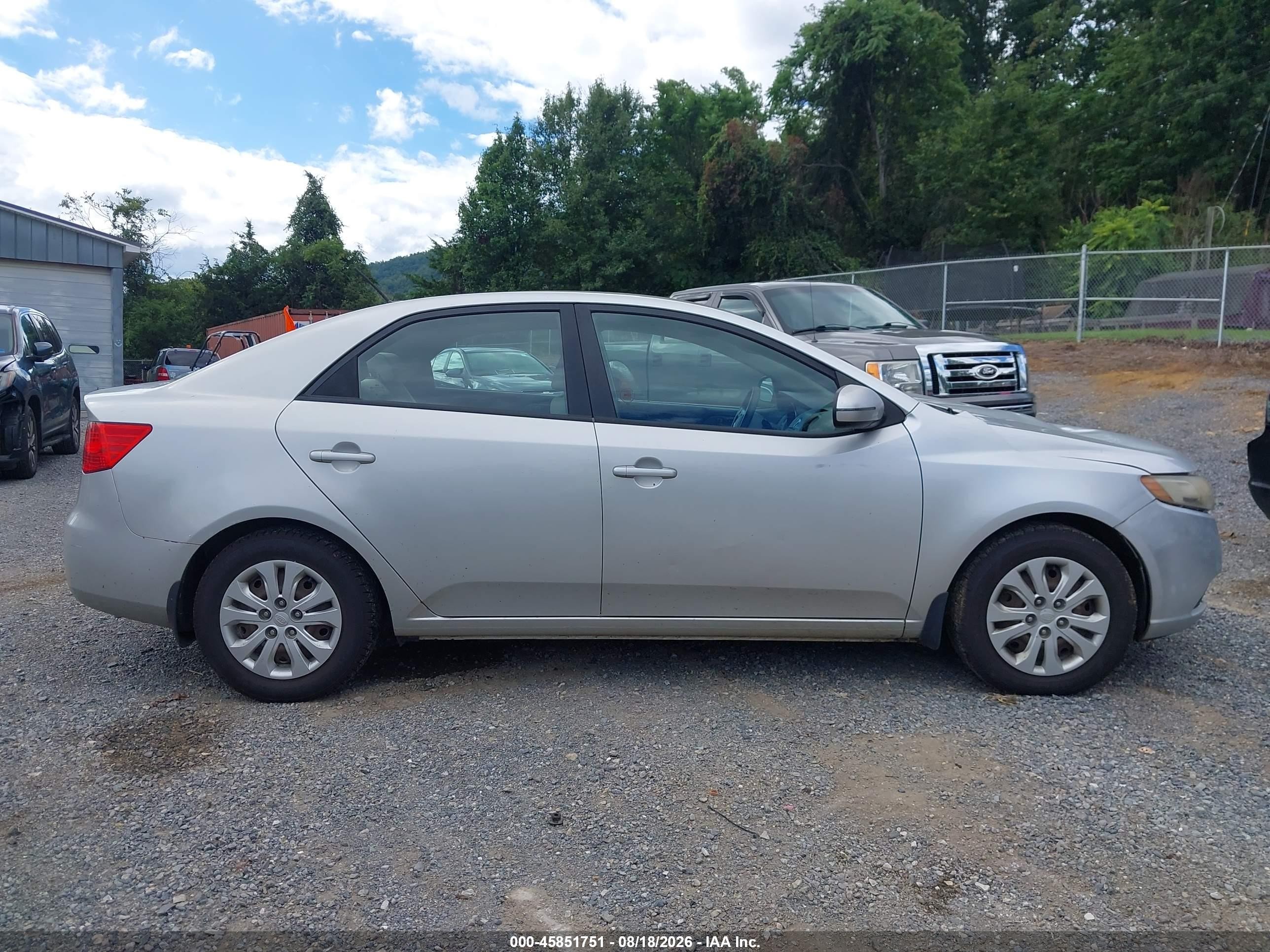 2012 Kia Forte Ex Silver vin: KNAFU4A28C5495199