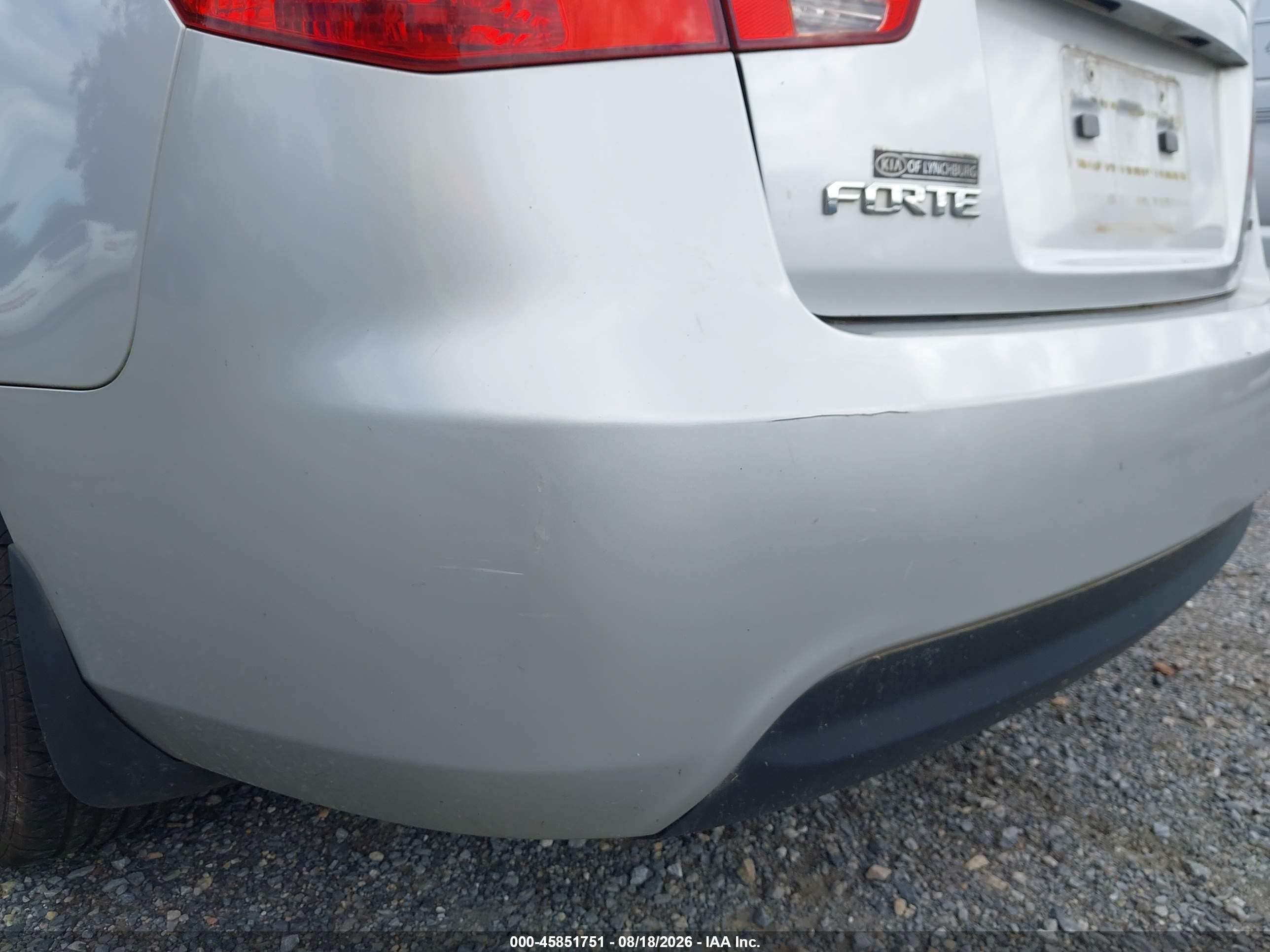 2012 Kia Forte Ex Silver vin: KNAFU4A28C5495199
