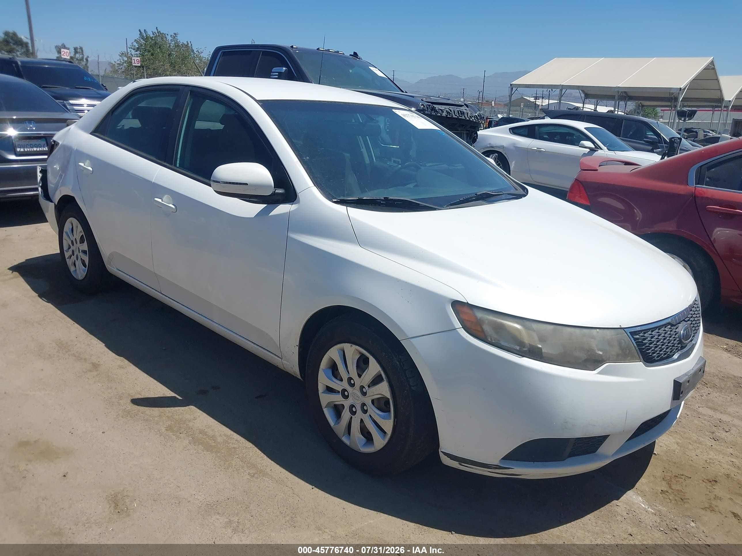 2012 Kia Forte Ex White vin: KNAFU4A28C5510087