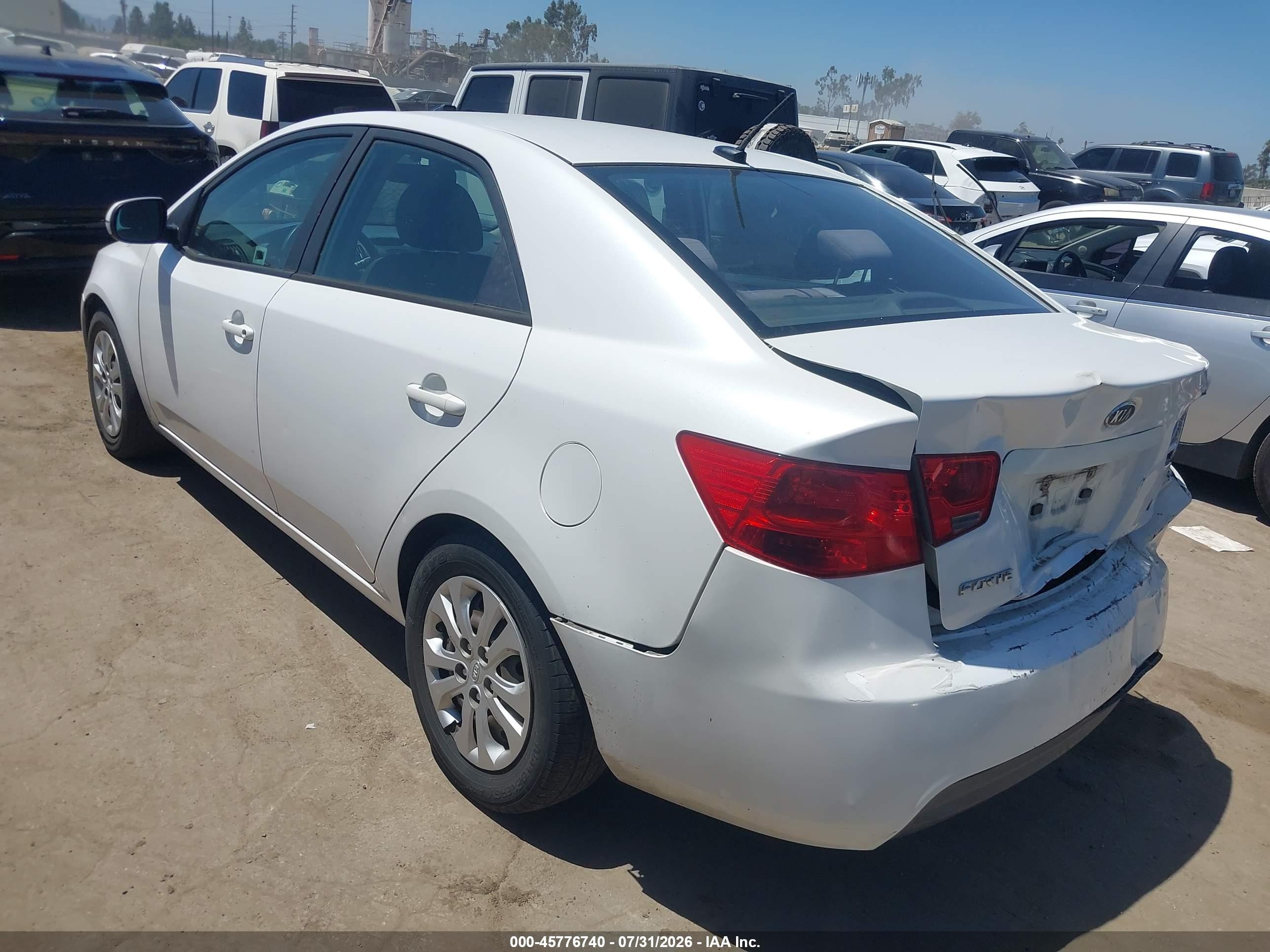 2012 Kia Forte Ex White vin: KNAFU4A28C5510087