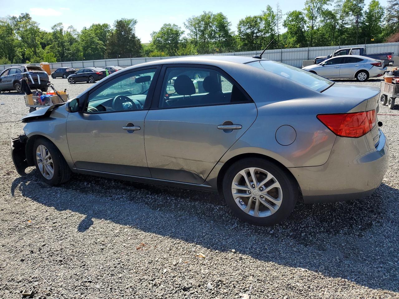 2012 Kia Forte Ex Gray vin: KNAFU4A28C5552260