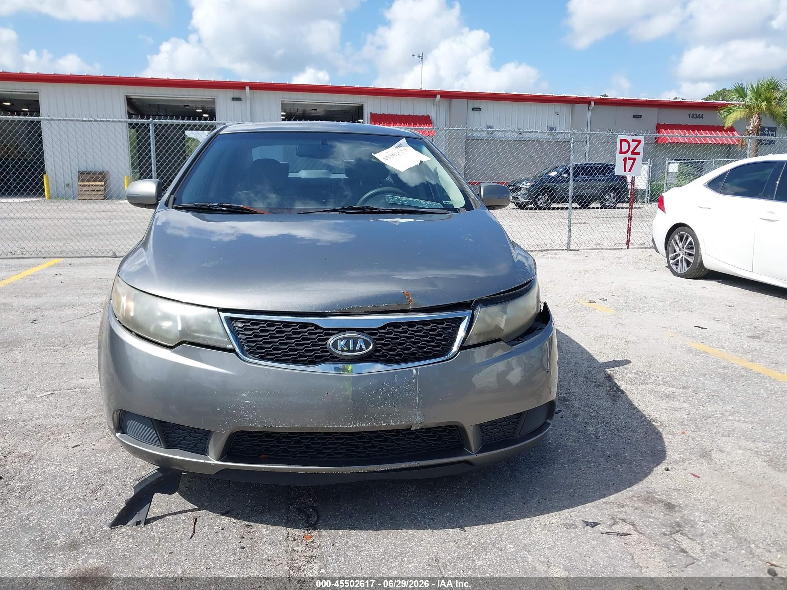 2012 Kia Forte Ex Серый vin: KNAFU4A28C5570581