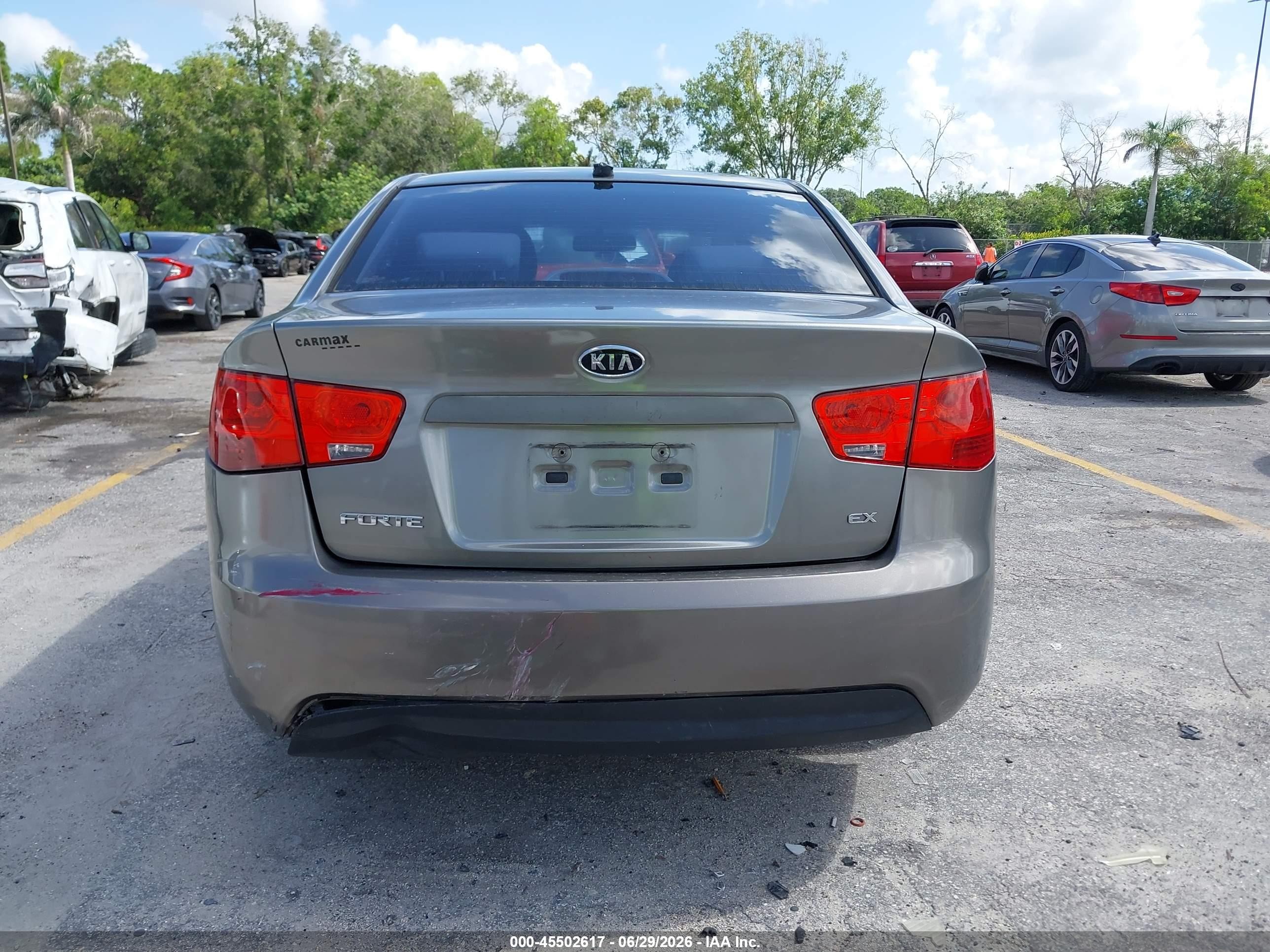 2012 Kia Forte Ex Серый vin: KNAFU4A28C5570581