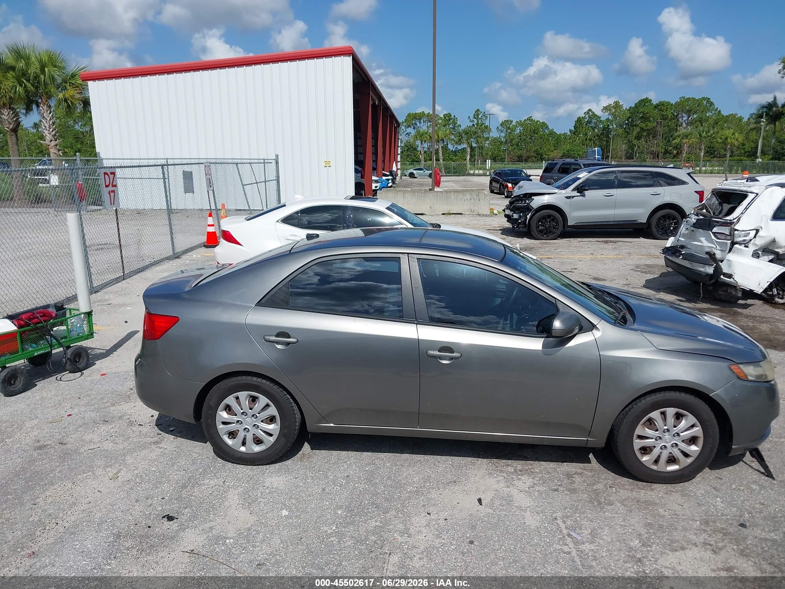 2012 Kia Forte Ex Серый vin: KNAFU4A28C5570581