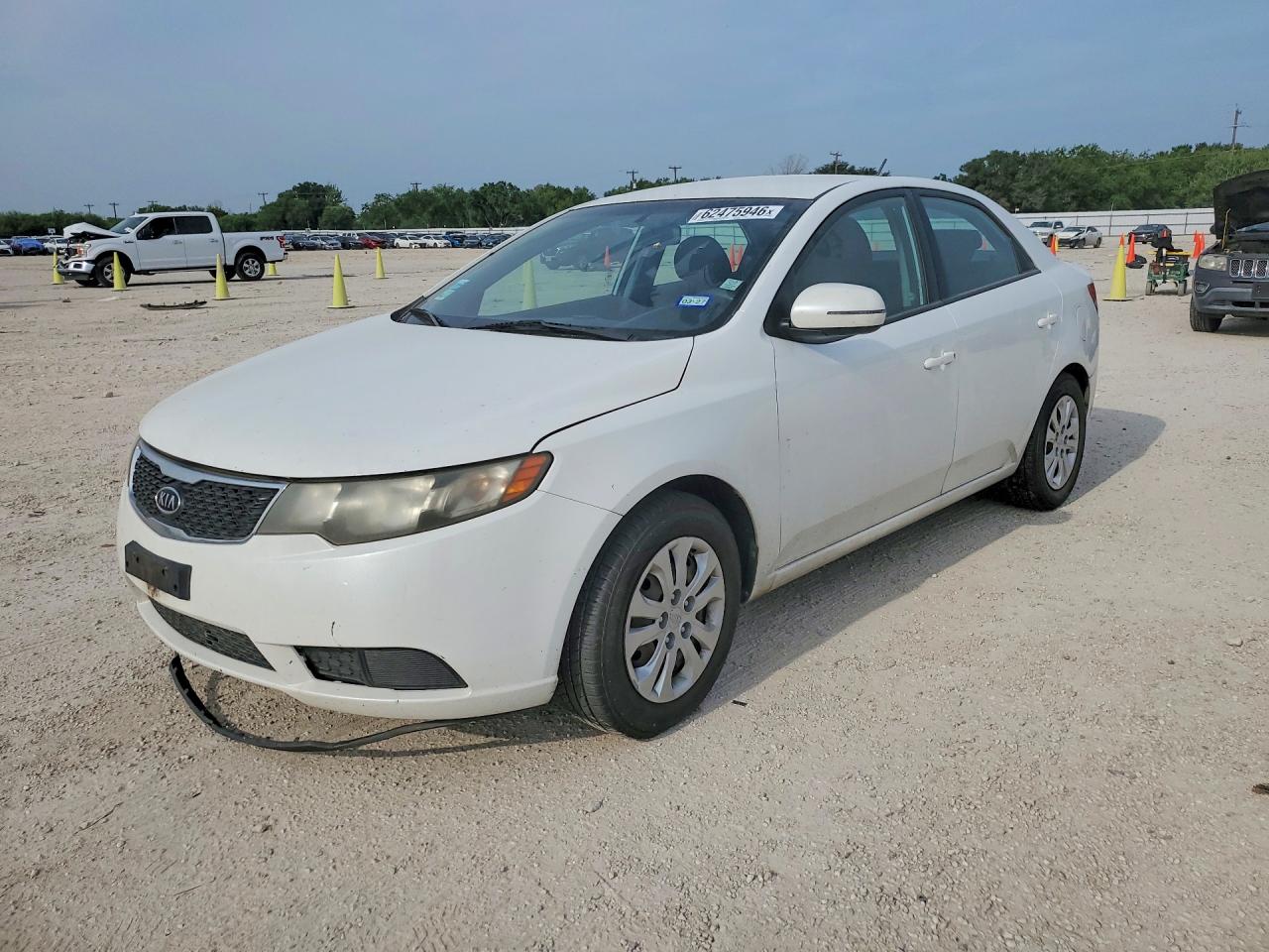 2012 Kia Forte Ex White vin: KNAFU4A28C5630925