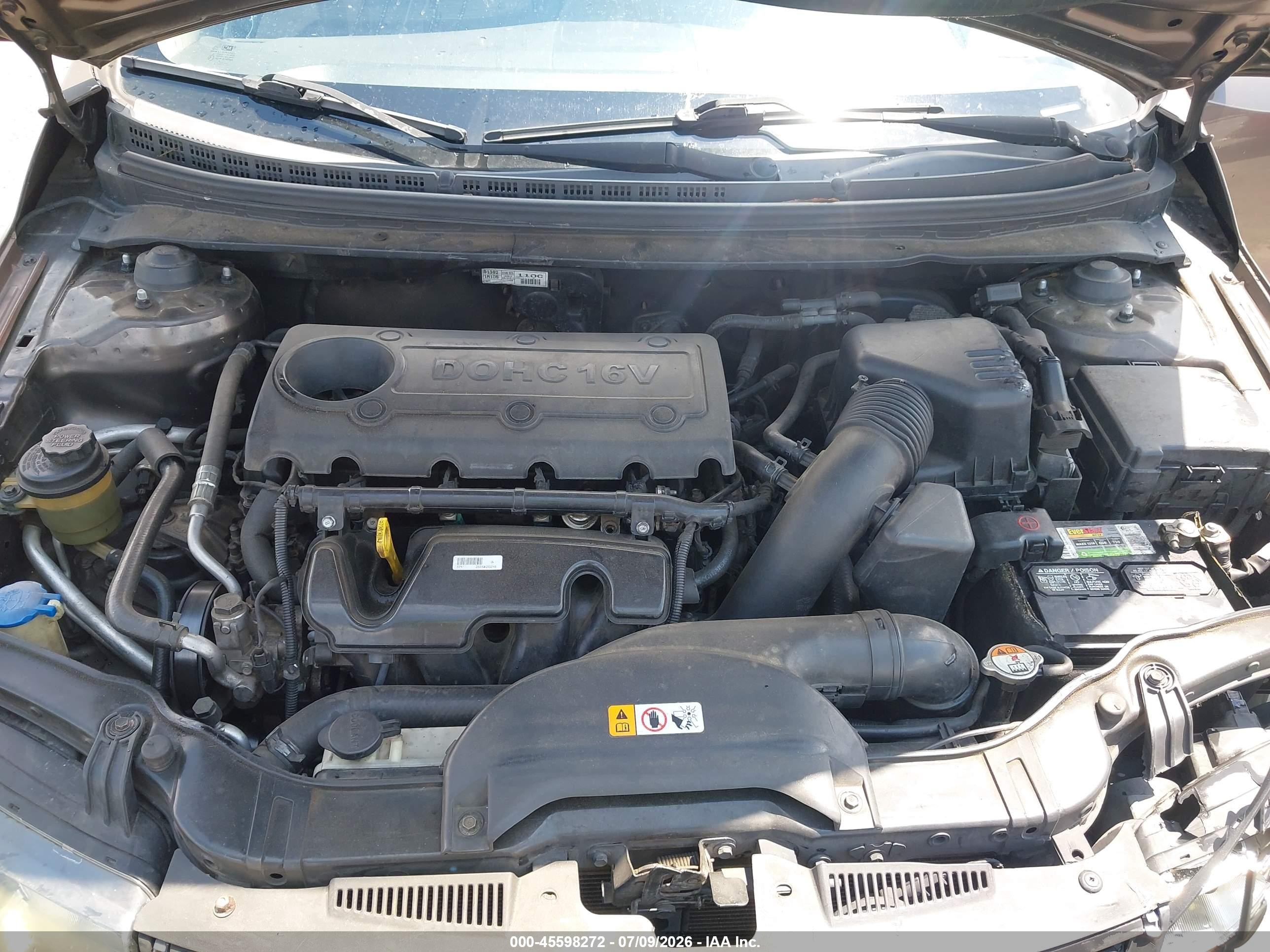 2013 Kia Forte Ex Brown vin: KNAFU4A28D5656037