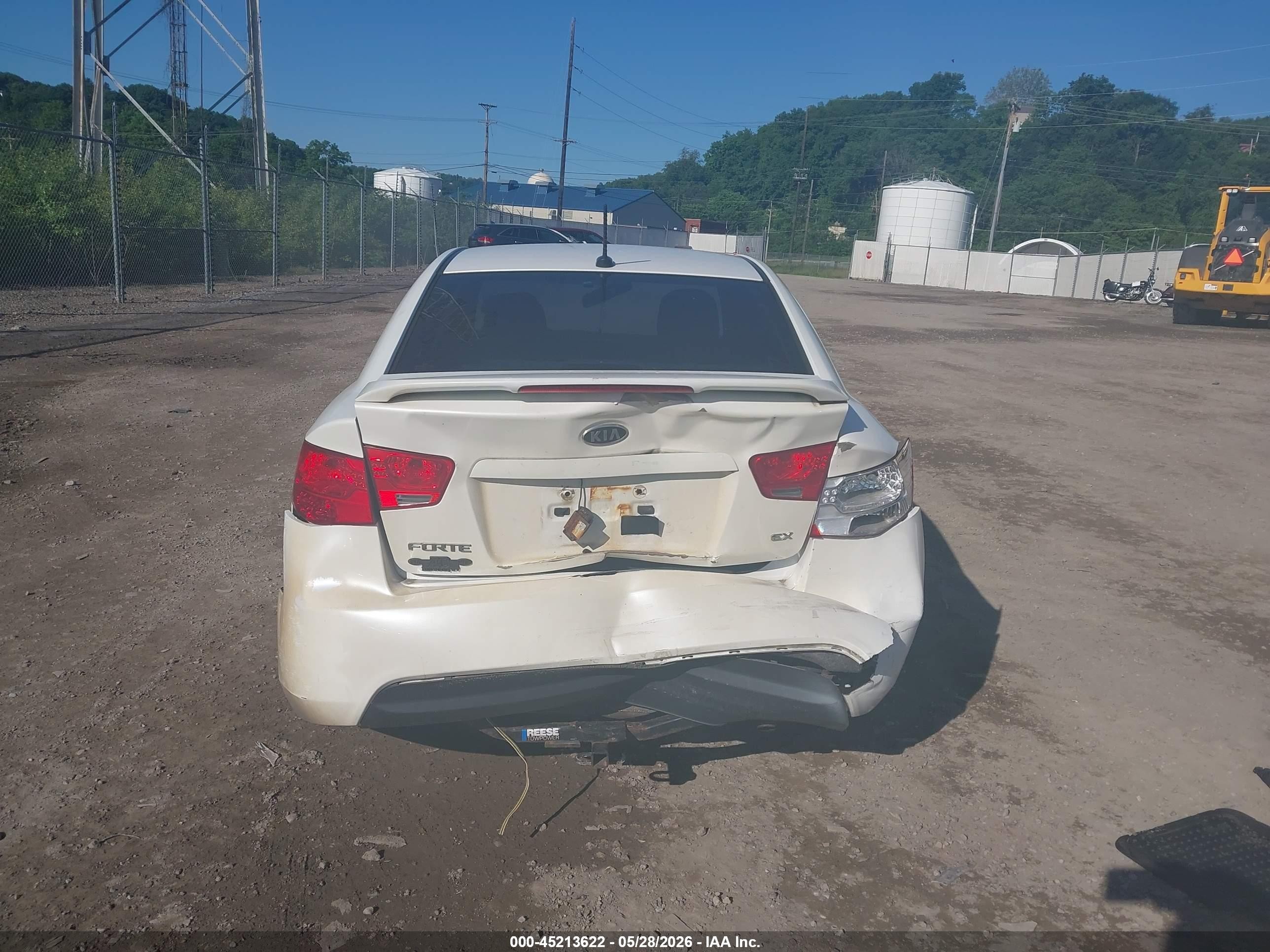 2013 Kia Forte Ex White vin: KNAFU4A28D5657656