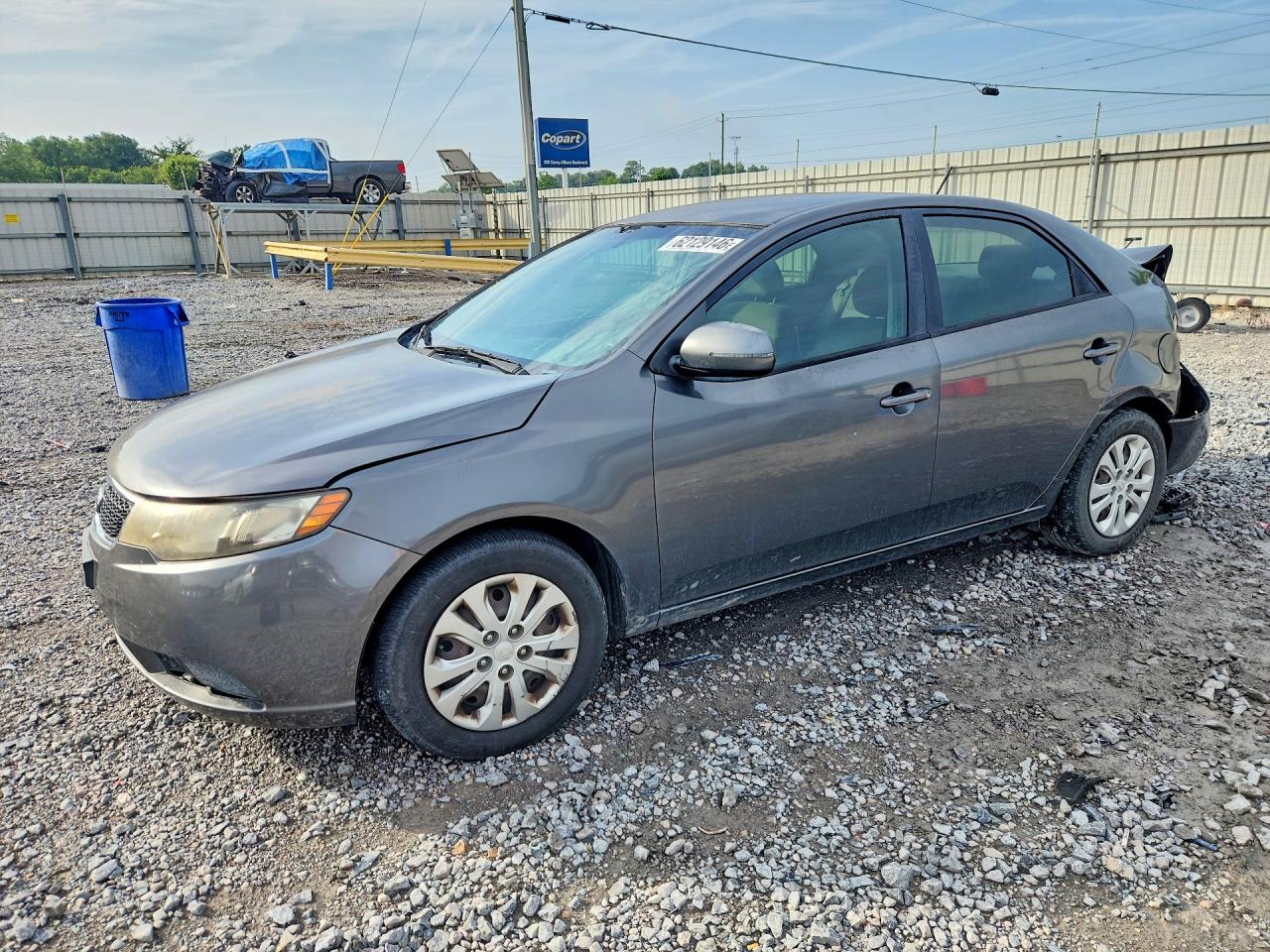 2013 Kia Forte Ex Gray vin: KNAFU4A28D5683884