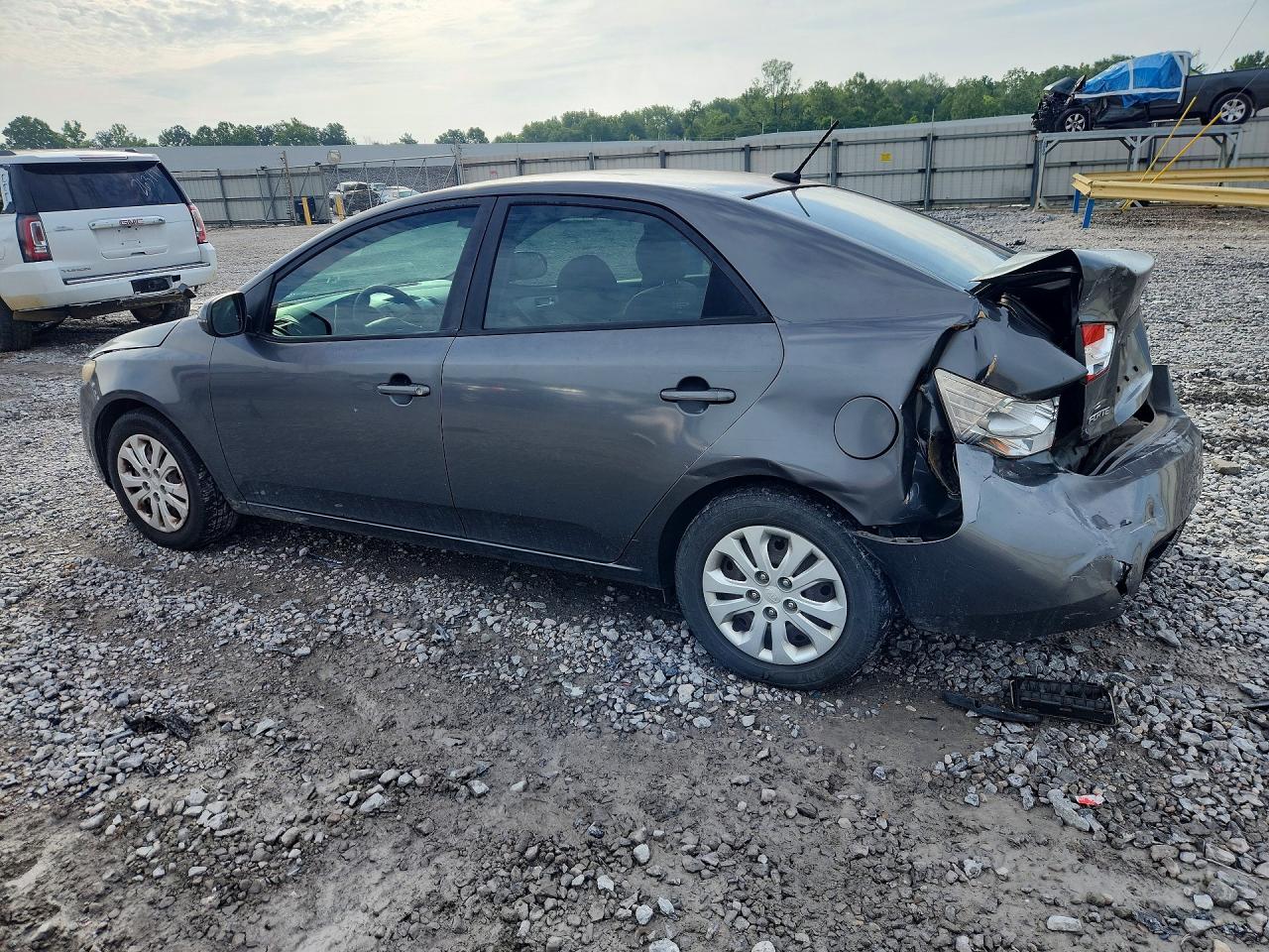 2013 Kia Forte Ex Gray vin: KNAFU4A28D5683884
