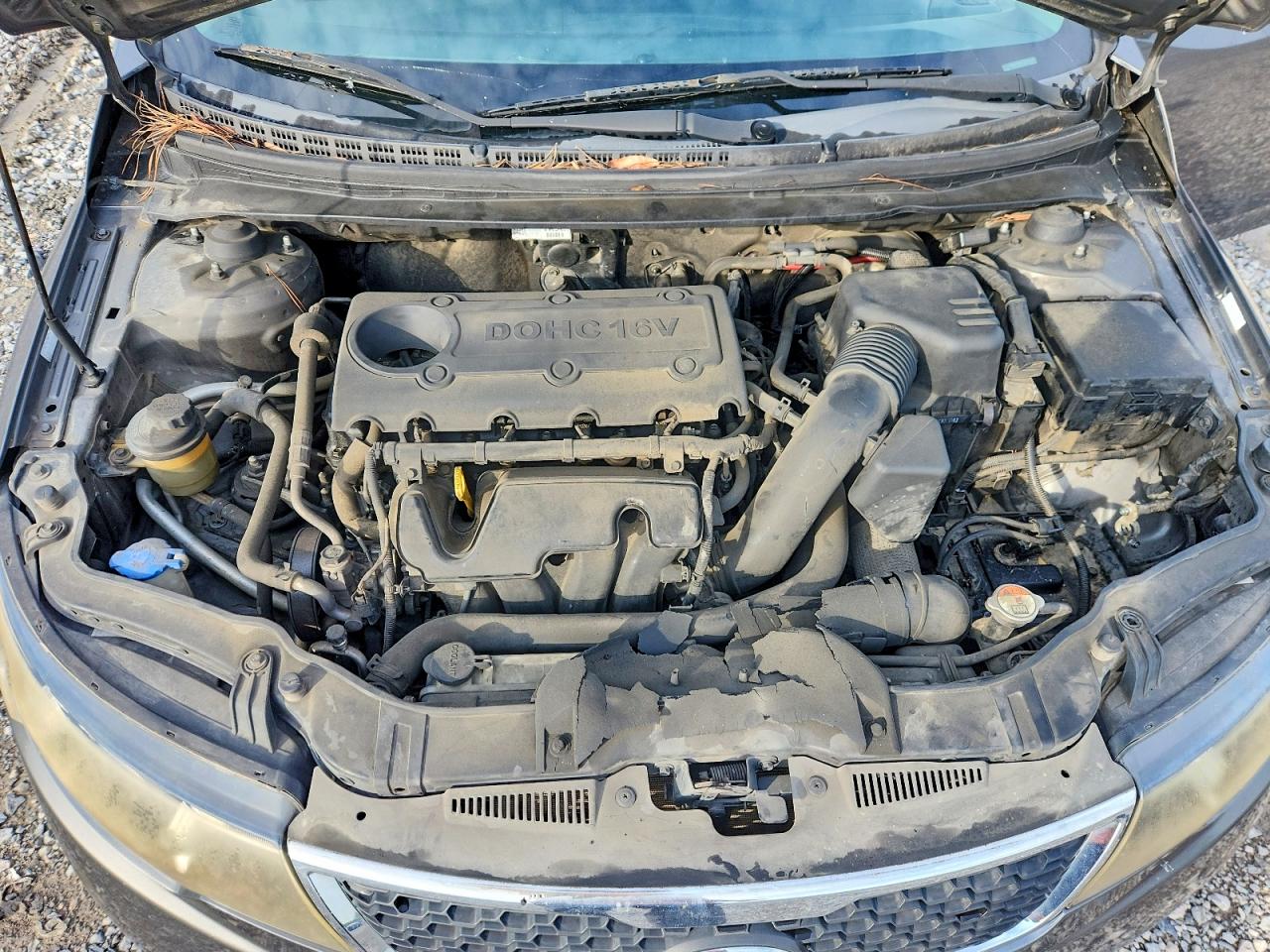 2013 Kia Forte Ex Gray vin: KNAFU4A28D5683884