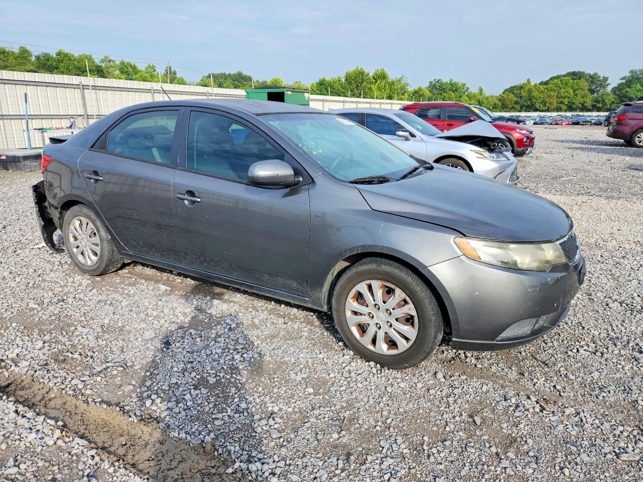 2013 Kia Forte Ex Gray vin: KNAFU4A28D5683884
