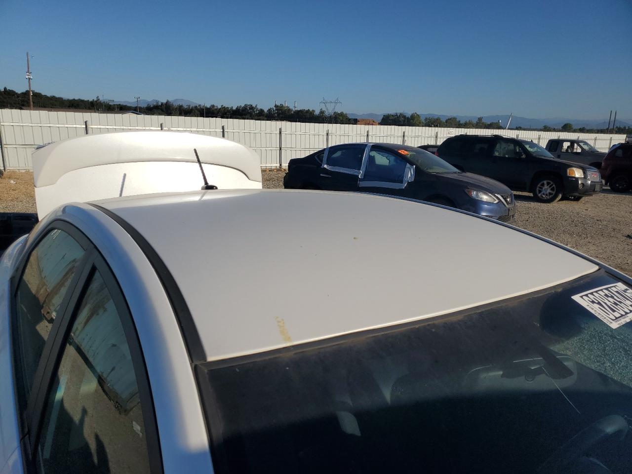 2013 Kia Forte Ex White vin: KNAFU4A28D5723316 Damage: Roof Panel, Chipped, 3