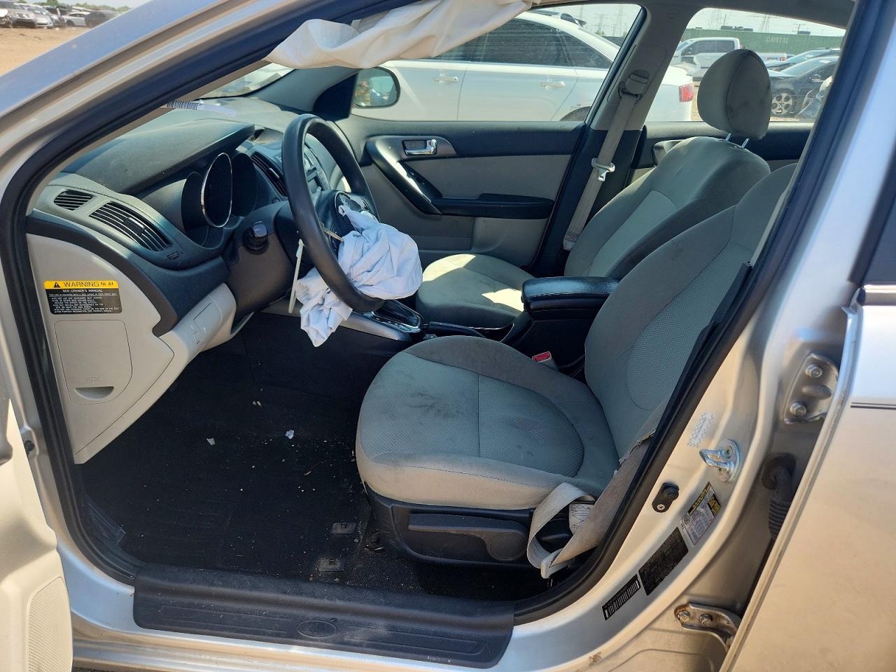 2013 Kia Forte Ex Silver vin: KNAFU4A28D5733697