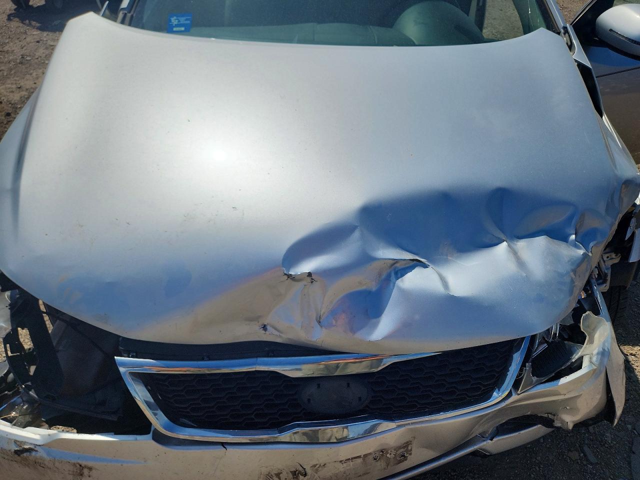 2013 Kia Forte Ex Silver vin: KNAFU4A28D5733697