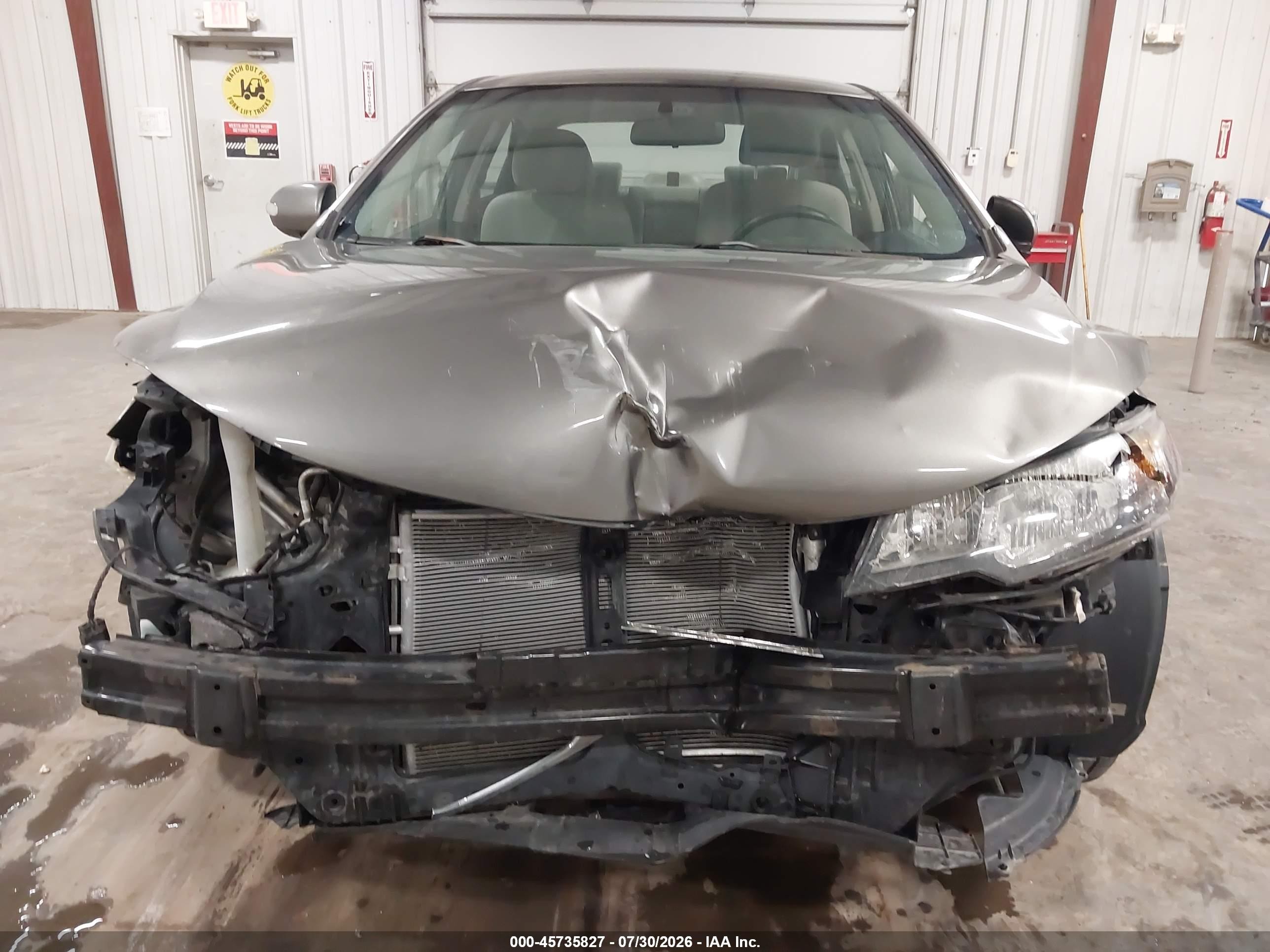 2010 Kia Forte Ex Gray vin: KNAFU4A29A5102999