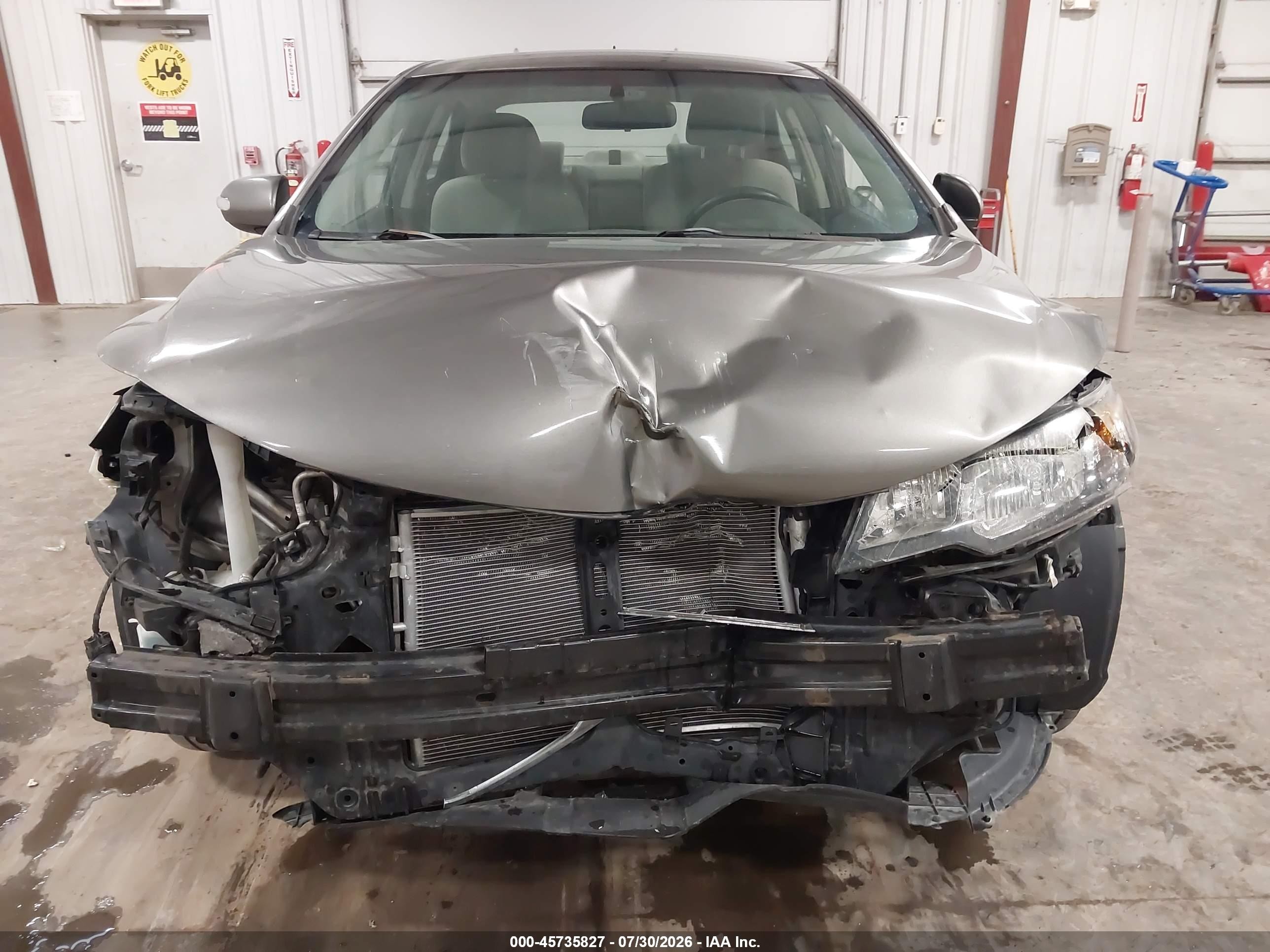 2010 Kia Forte Ex Gray vin: KNAFU4A29A5102999