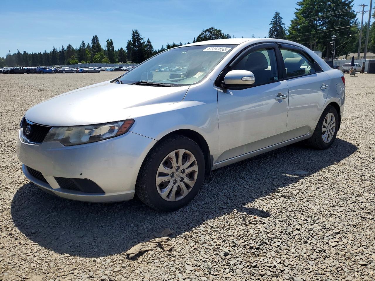 2010 Kia Forte Ex Серебряный vin: KNAFU4A29A5247881