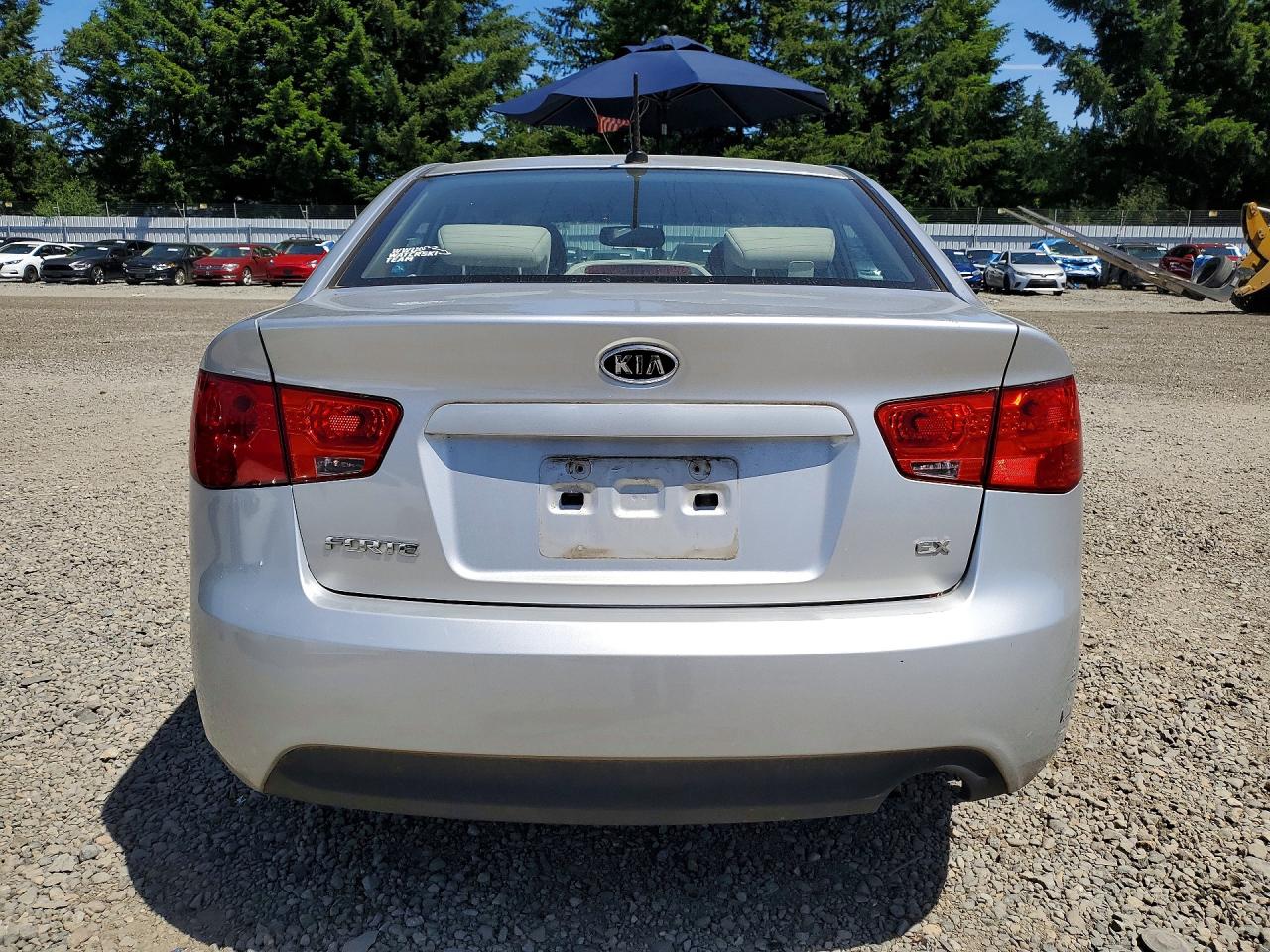 2010 Kia Forte Ex Серебряный vin: KNAFU4A29A5247881