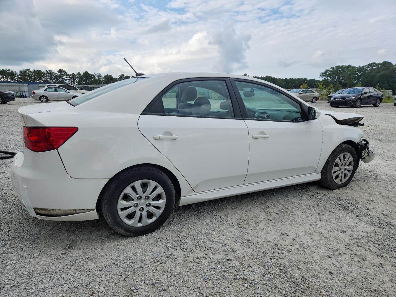 2010 Kia Forte Ex White vin: KNAFU4A29A5254443