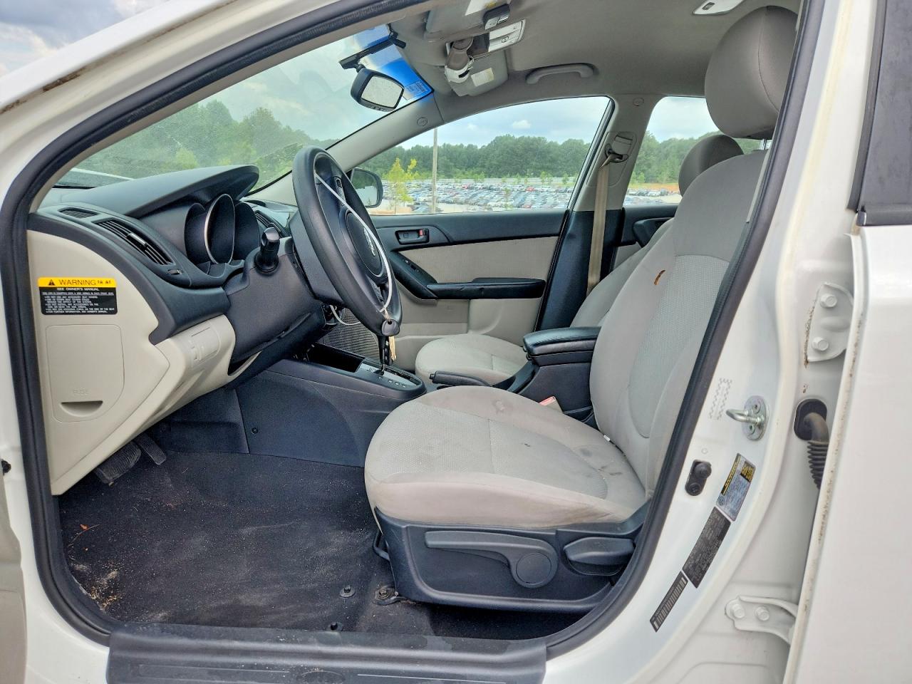 2010 Kia Forte Ex White vin: KNAFU4A29A5254443