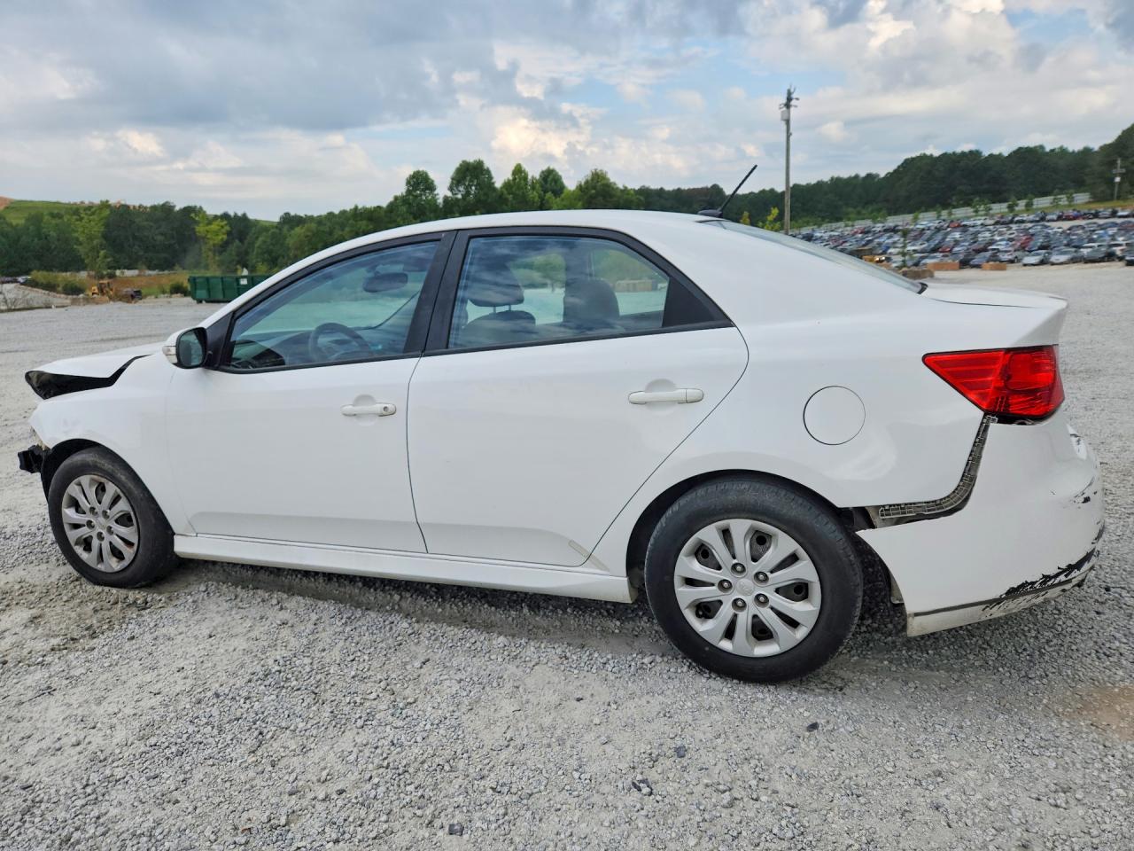 2010 Kia Forte Ex White vin: KNAFU4A29A5254443