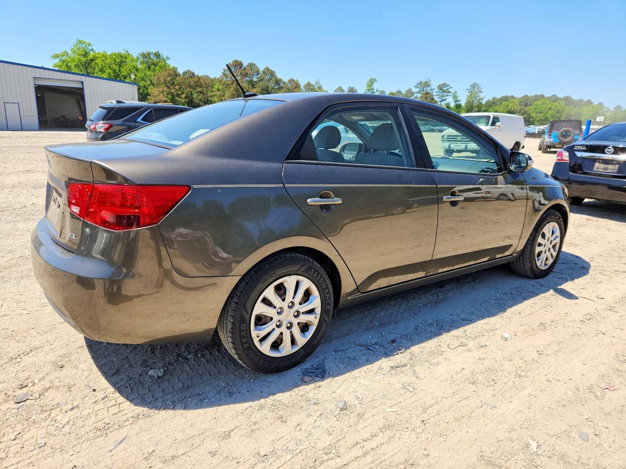 2010 Kia Forte Ex Brown vin: KNAFU4A29A5847834