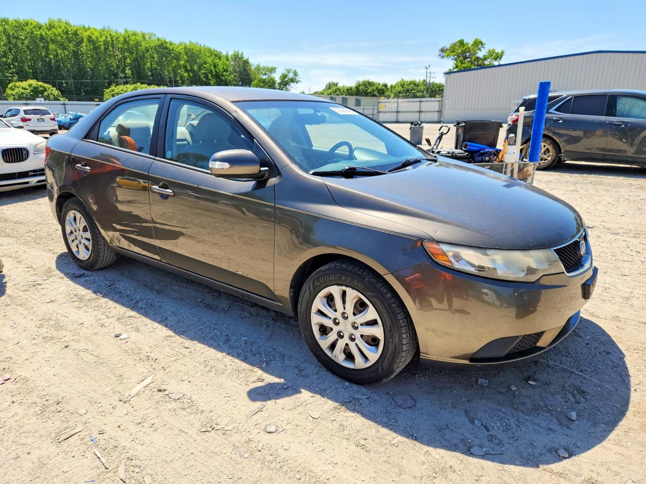 2010 Kia Forte Ex Brown vin: KNAFU4A29A5847834