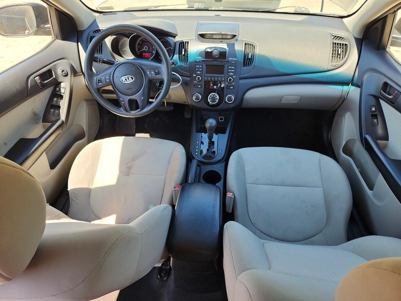 2010 Kia Forte Ex Brown vin: KNAFU4A29A5847834