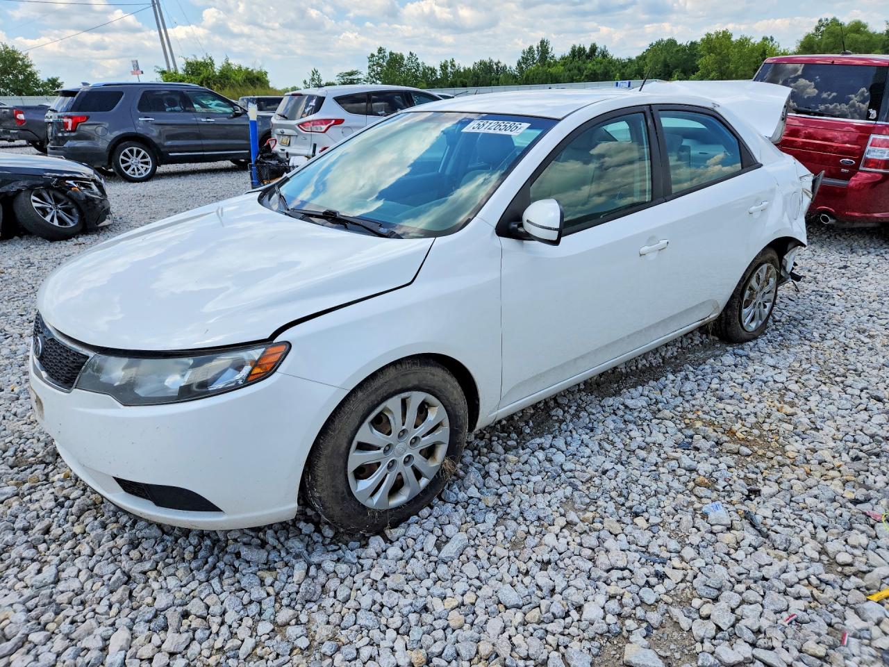 2011 Kia Forte Ex White vin: KNAFU4A29B5394090