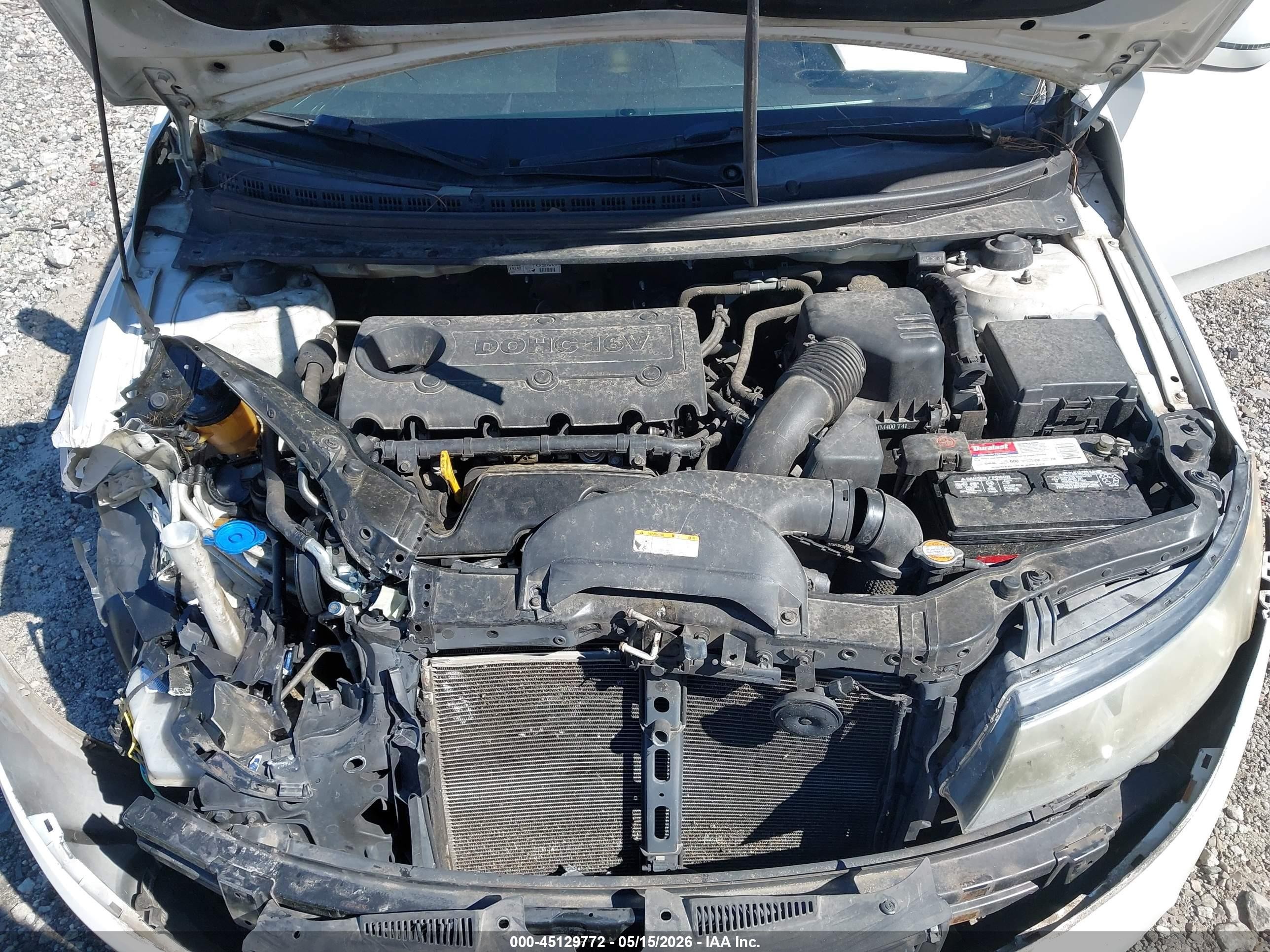 2011 Kia Forte Ex Белый vin: KNAFU4A29B5395871