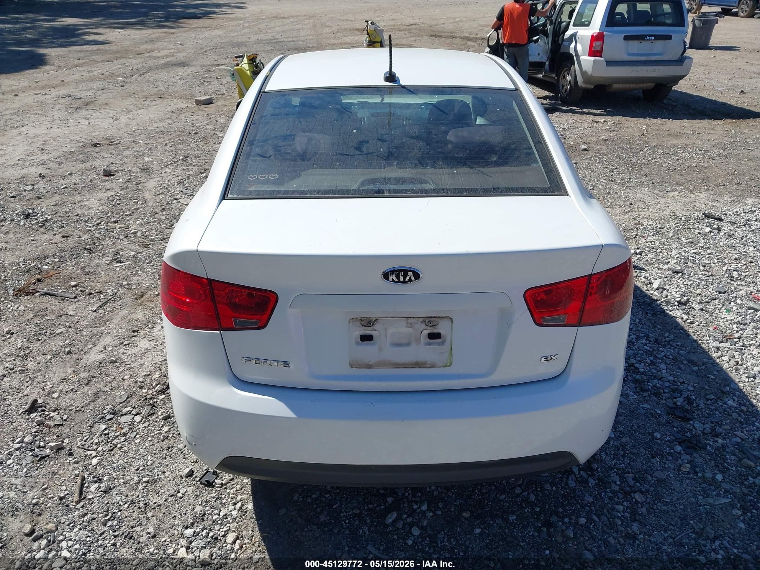 2011 Kia Forte Ex Белый vin: KNAFU4A29B5395871