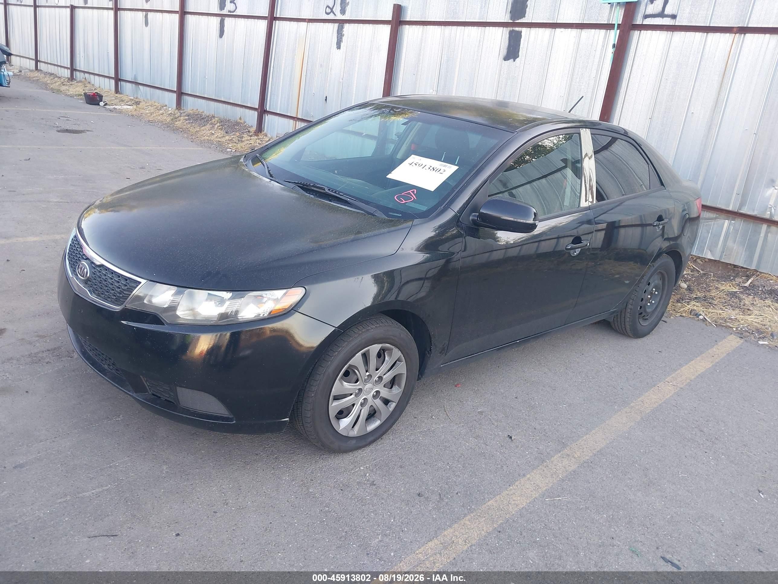 2011 Kia Forte Ex Black vin: KNAFU4A29B5459844