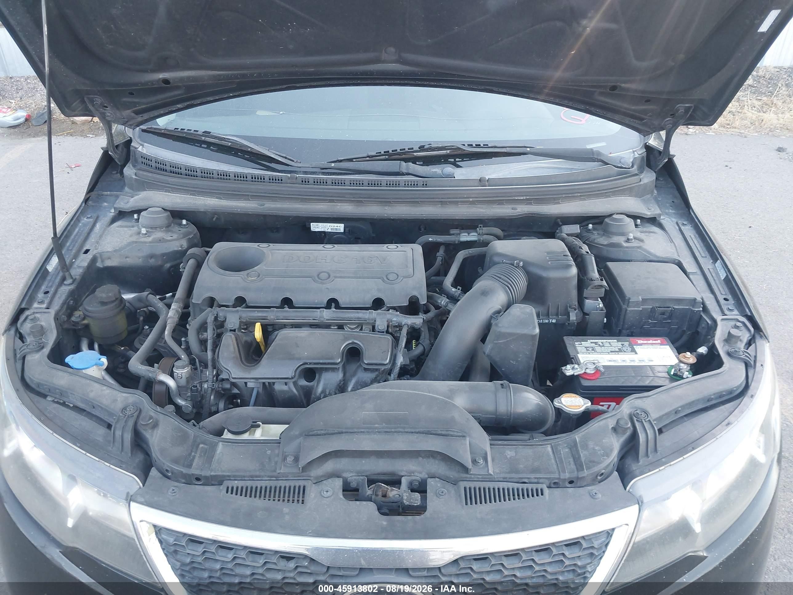 2011 Kia Forte Ex Black vin: KNAFU4A29B5459844