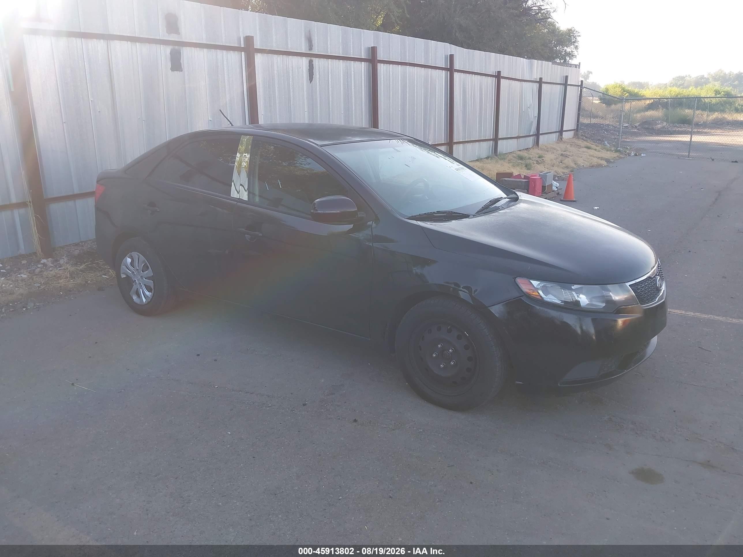 2011 Kia Forte Ex Черный vin: KNAFU4A29B5459844