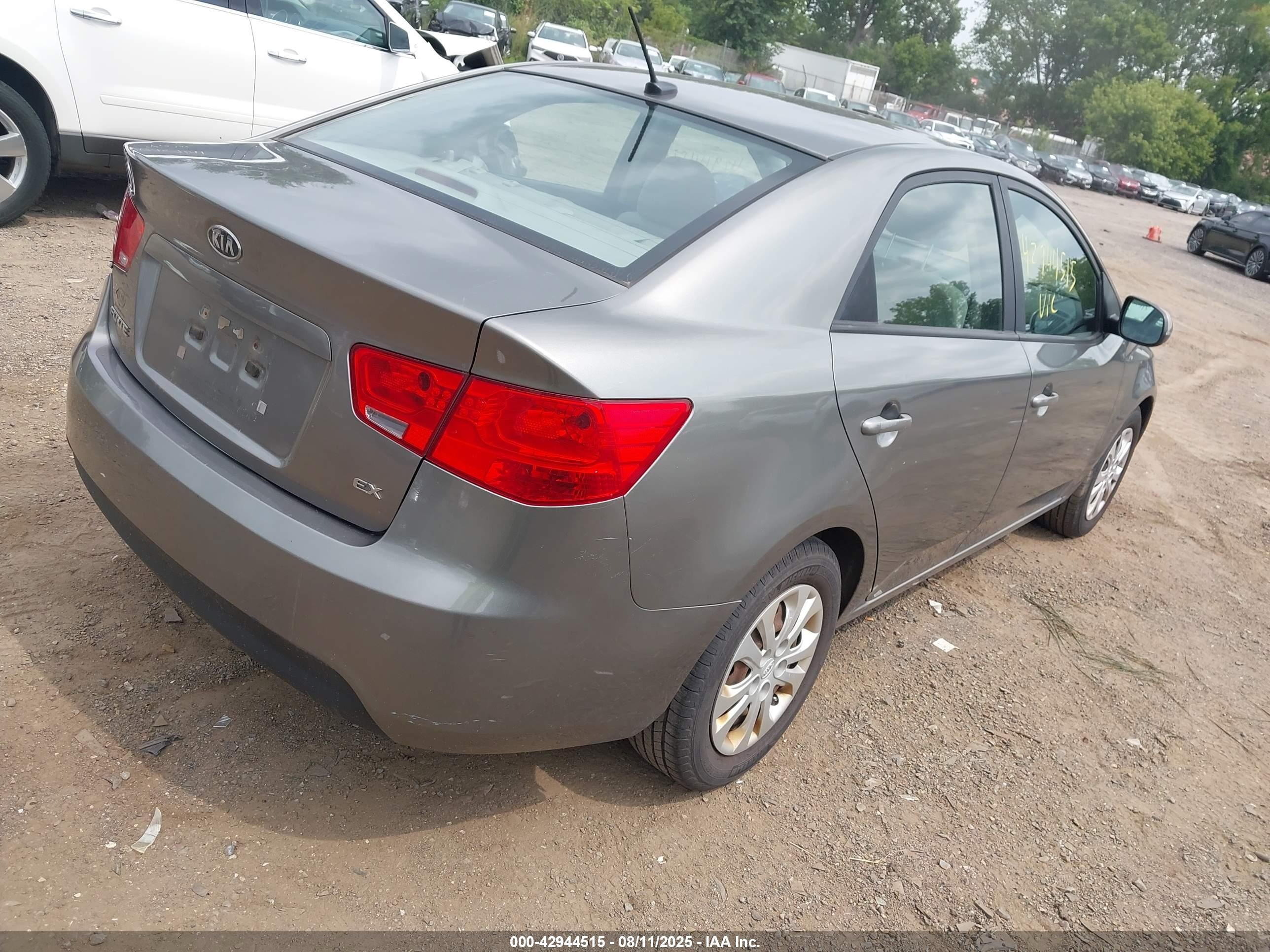 2011 Kia Forte Ex Gray vin: KNAFU4A29B5887963