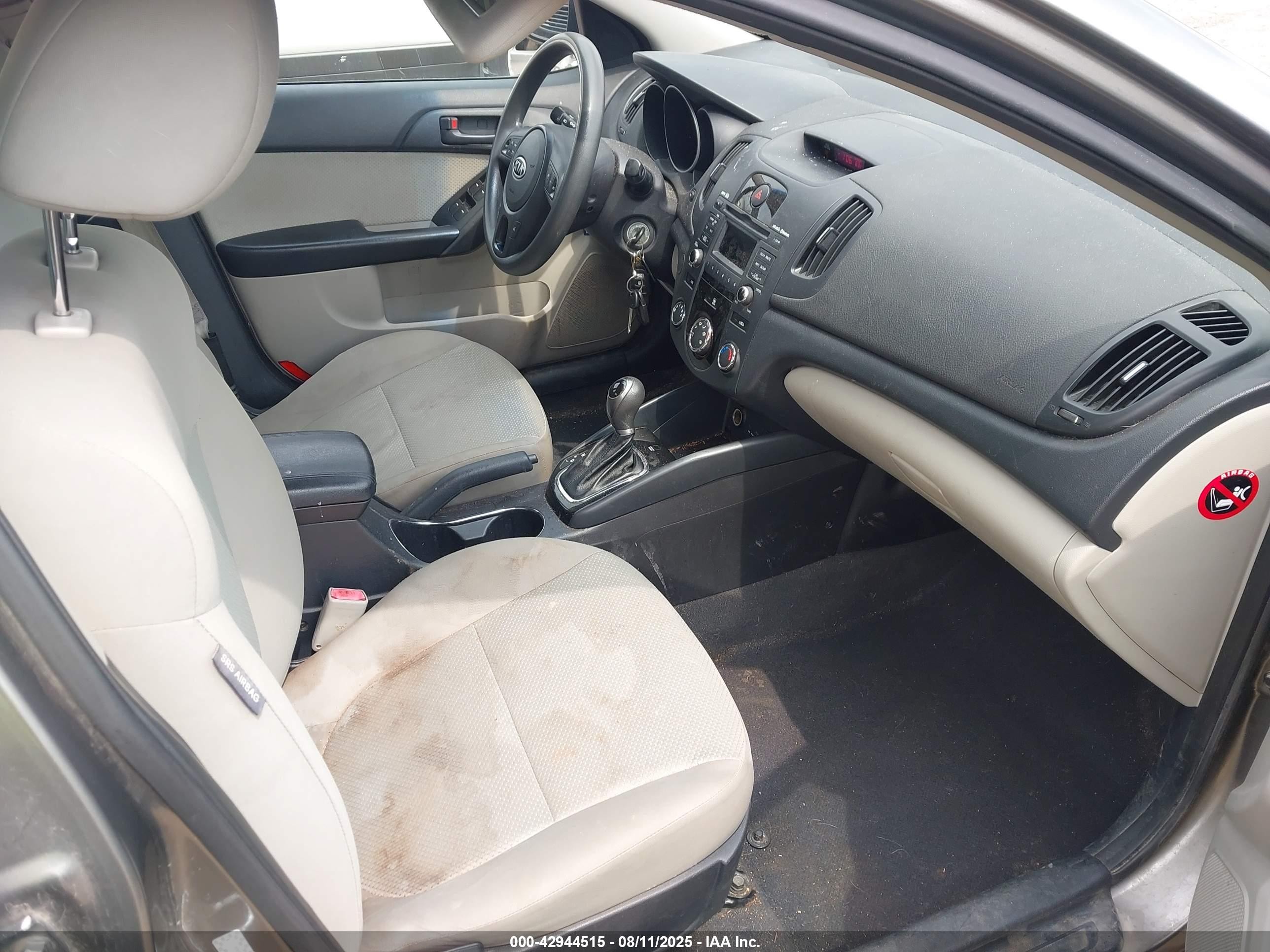 2011 Kia Forte Ex Gray vin: KNAFU4A29B5887963