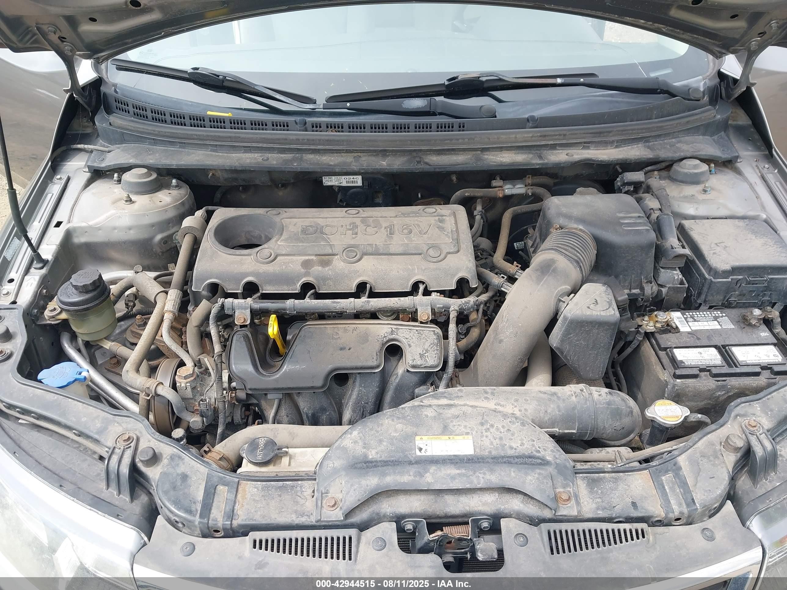 2011 Kia Forte Ex Gray vin: KNAFU4A29B5887963